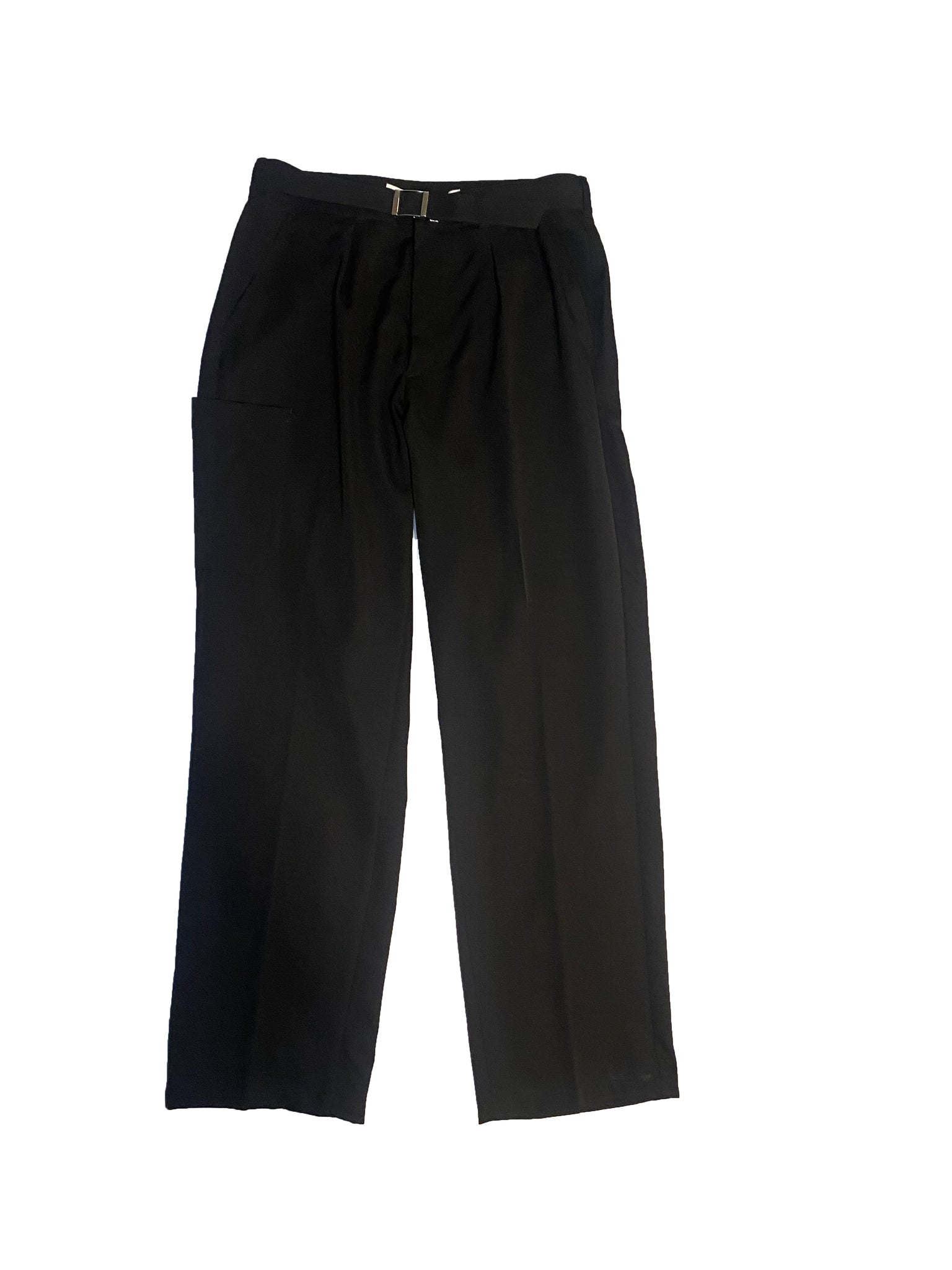Black Wool Trousers