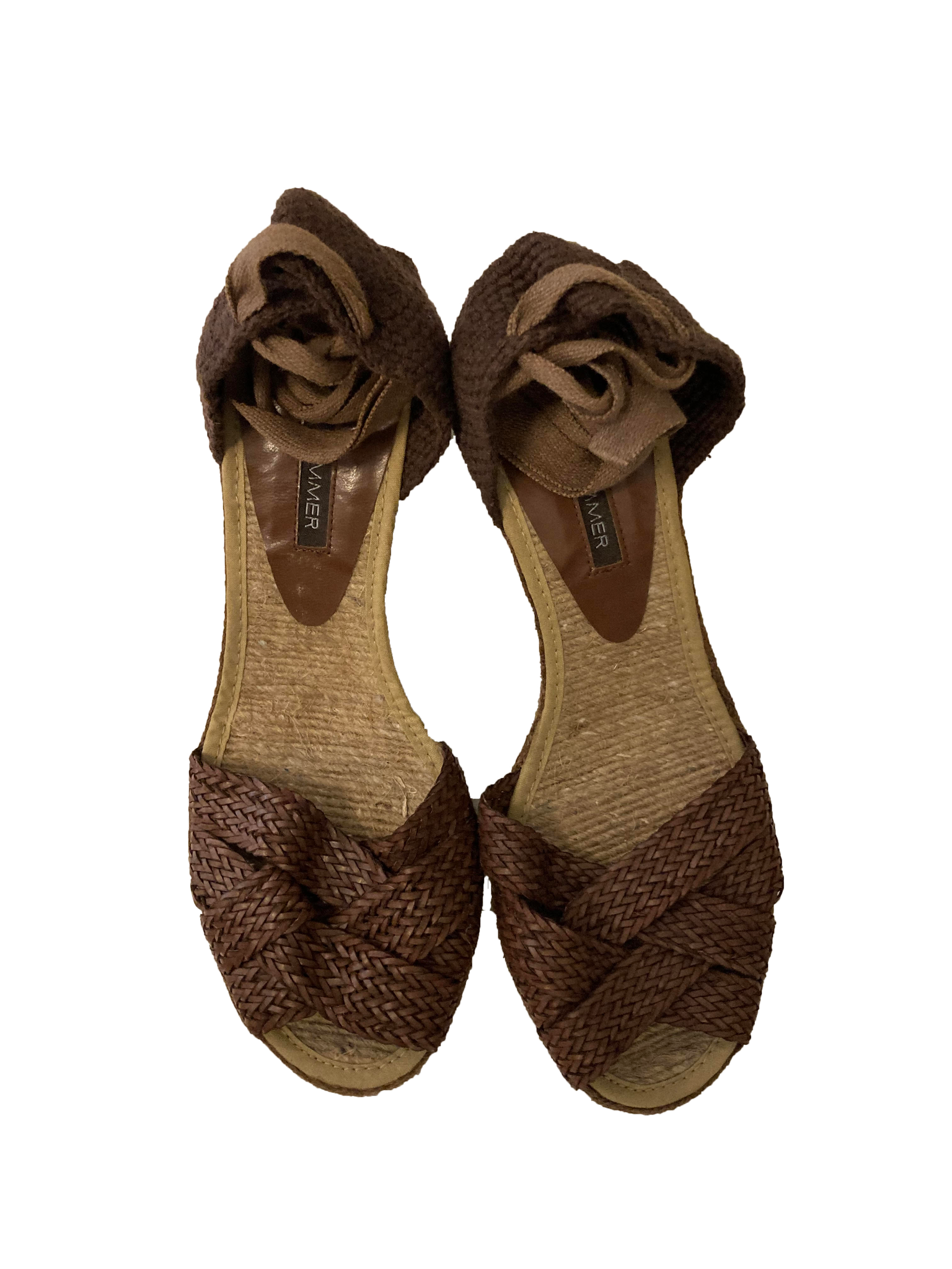 Woven Wedge Espadrilles