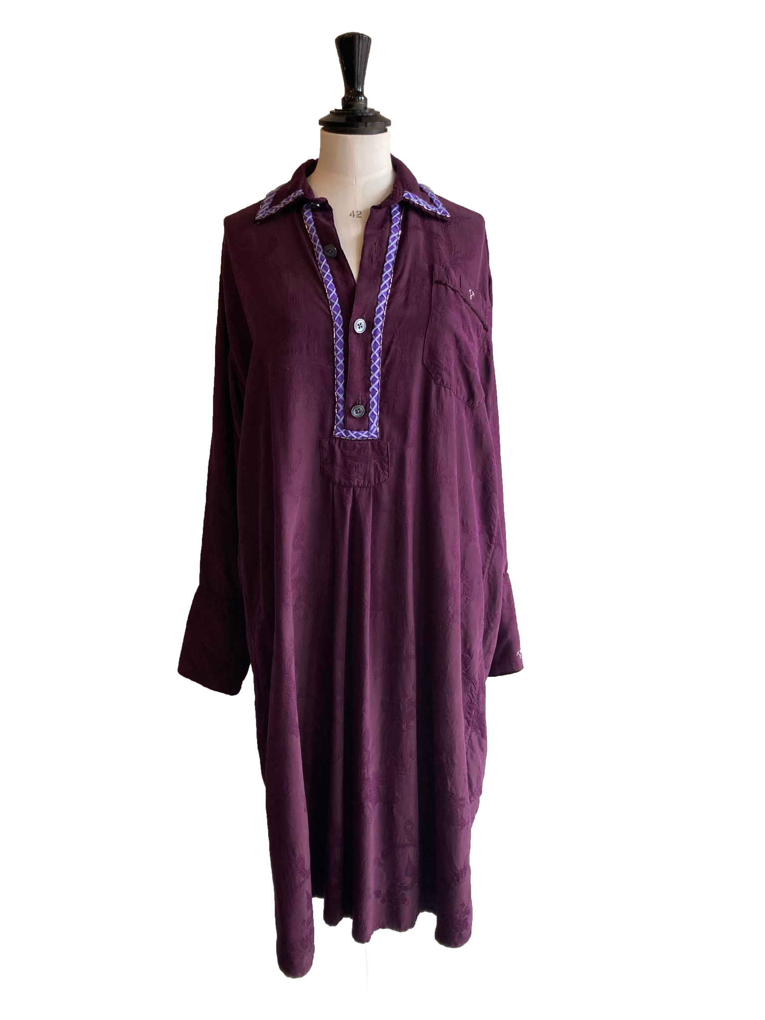 Embellished Silk Tunic