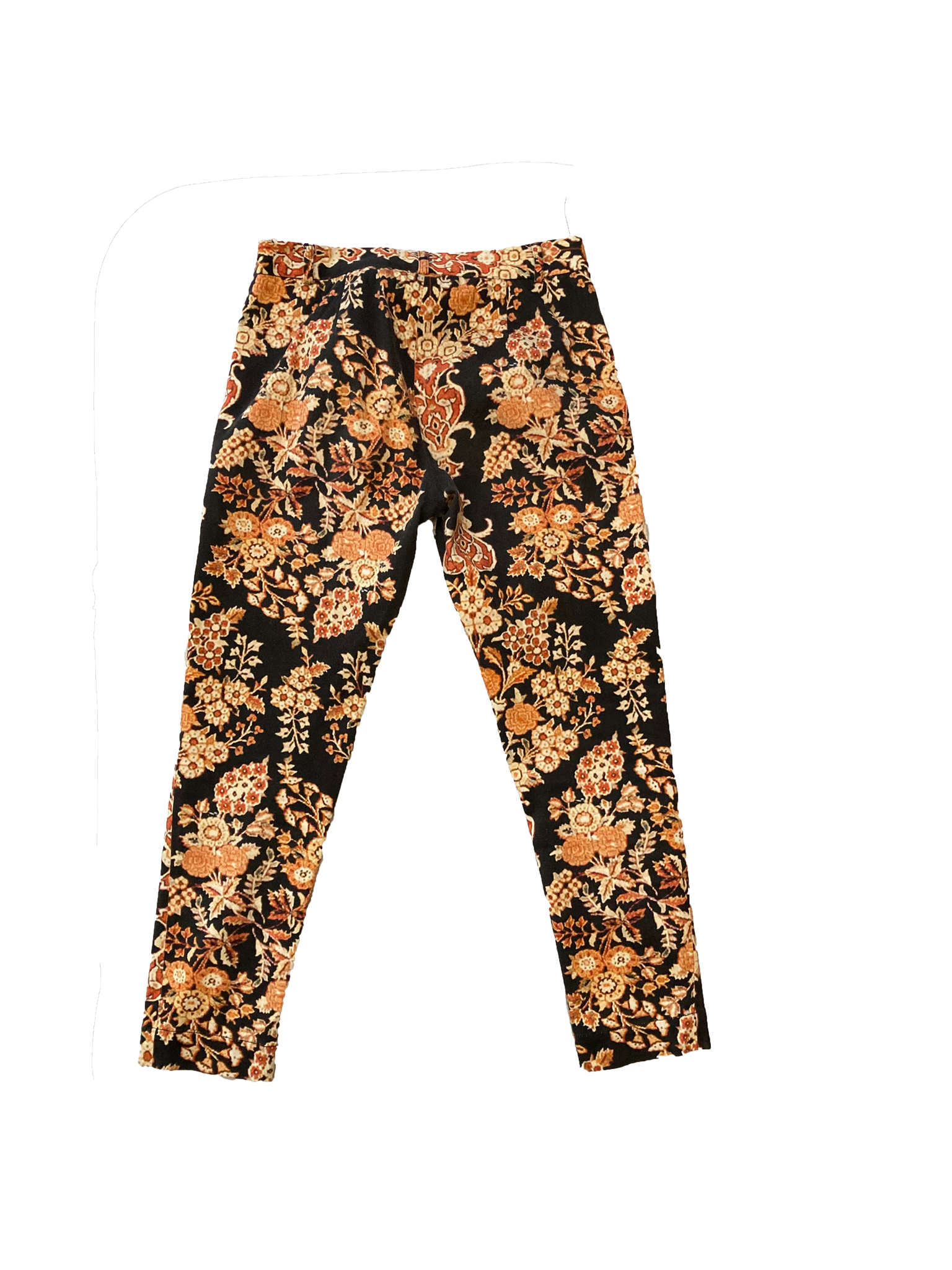 Cotton Patterned Trousers