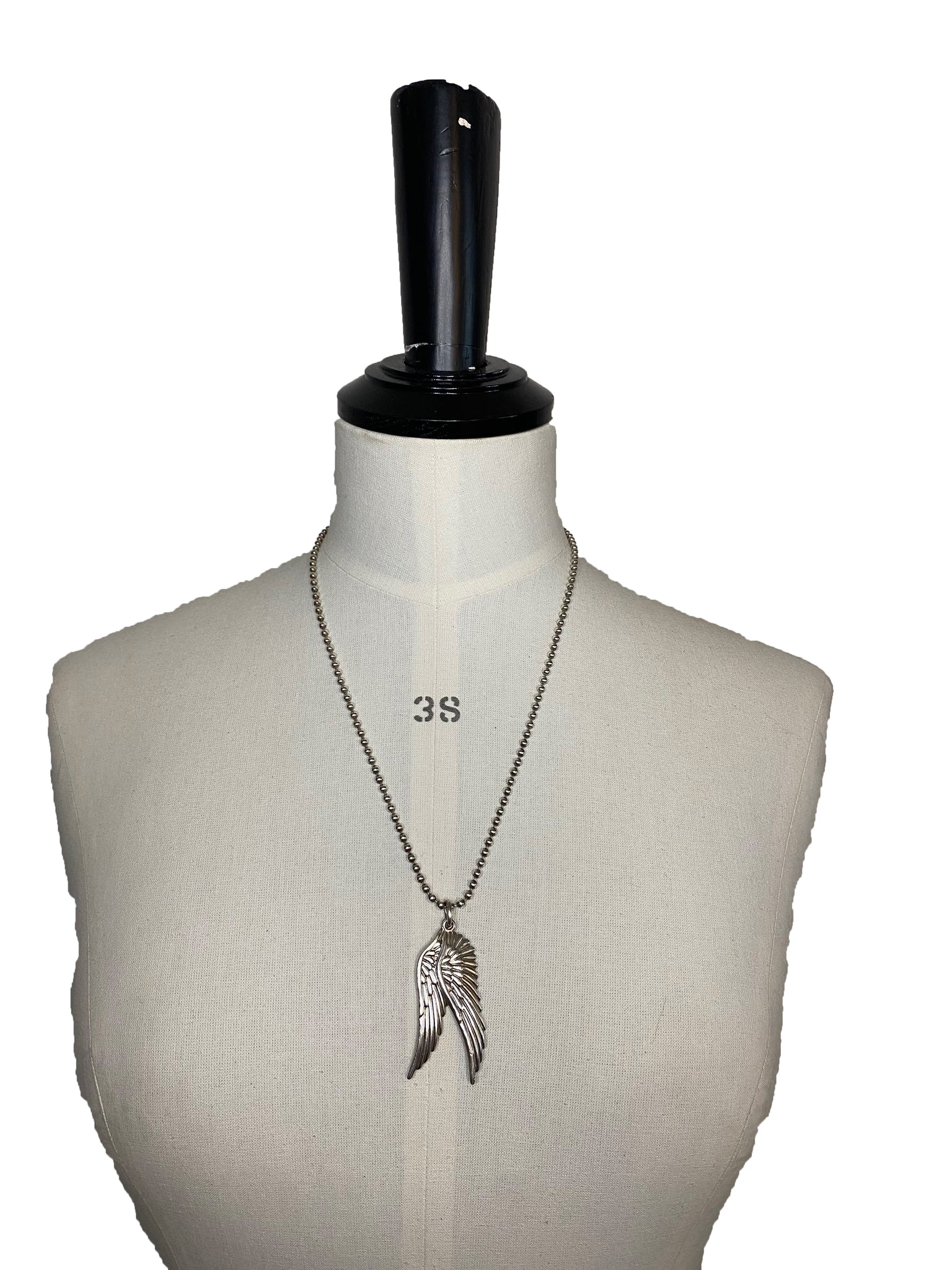 Vintage Silver Wings Pendant