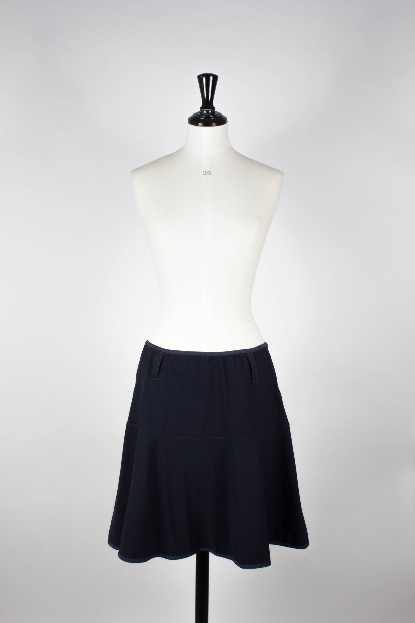 Isabella's Wardrobe High Navy A-line Skirt.