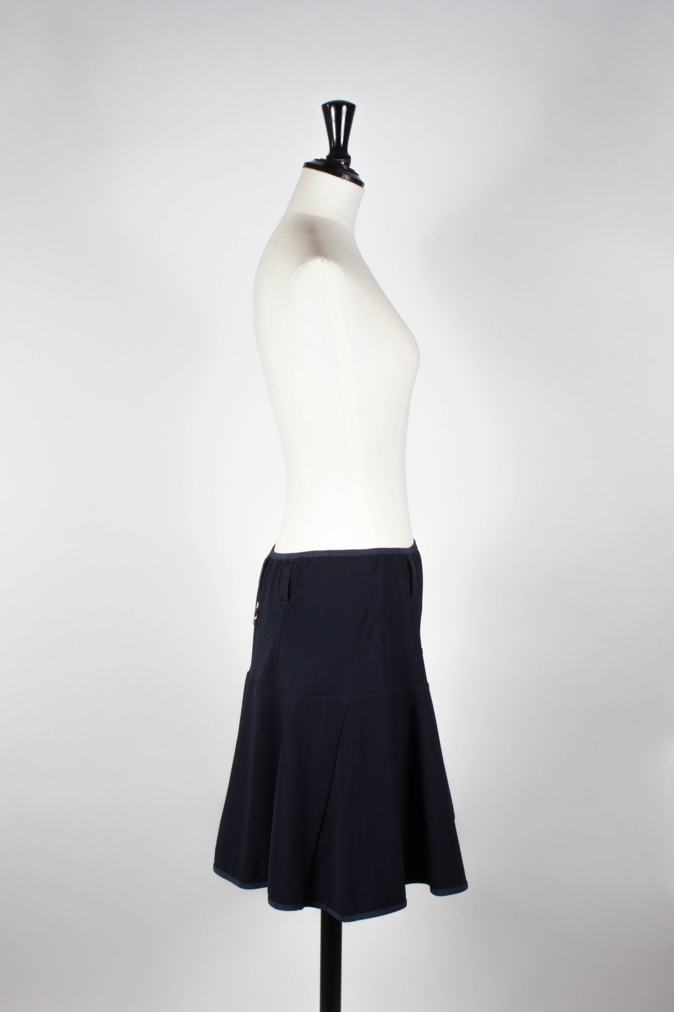 Isabella's Wardrobe High Navy A-line Skirt.