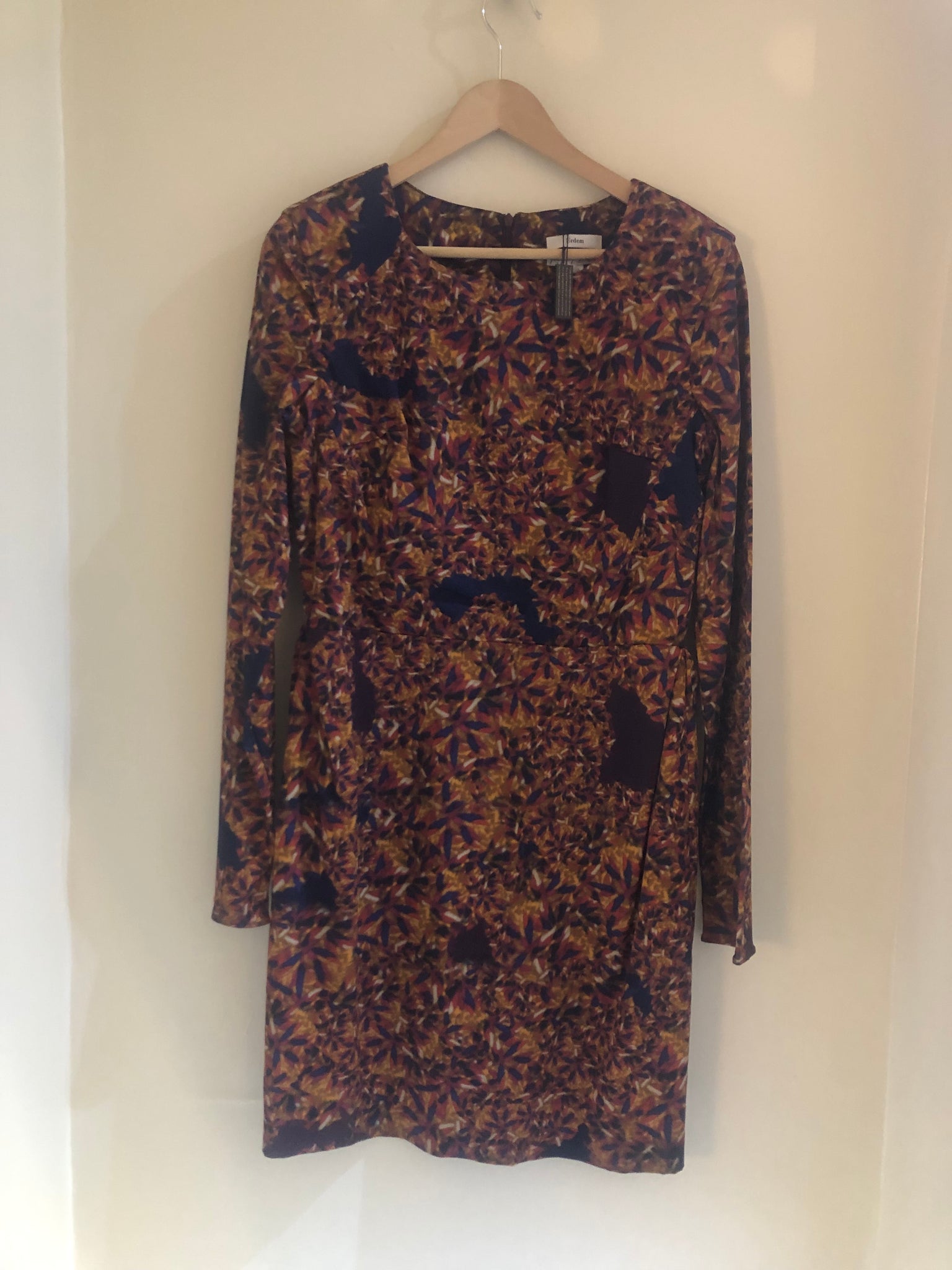 Isabella's Wardrobe Erdem Danube Leaf Orazio Long Sleeve Dress.