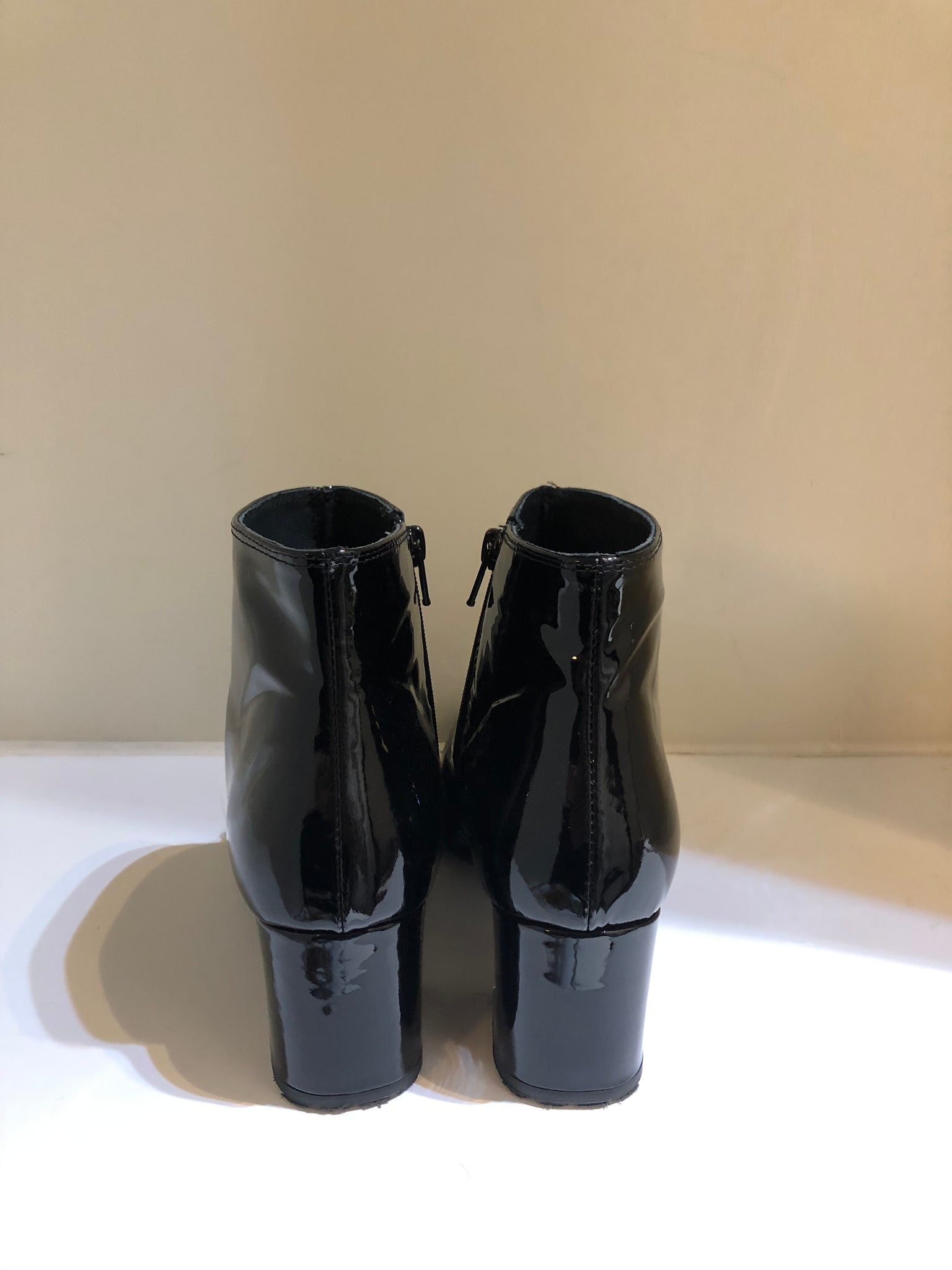 Isabella's Wardrobe Lisa Kay Patent Ankle Boots.