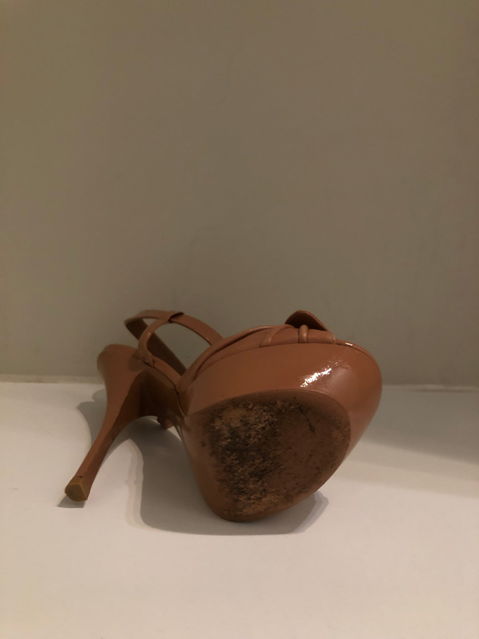Isabella's Wardrobe Yves Saint Laurent Poppy Platform Sandals.