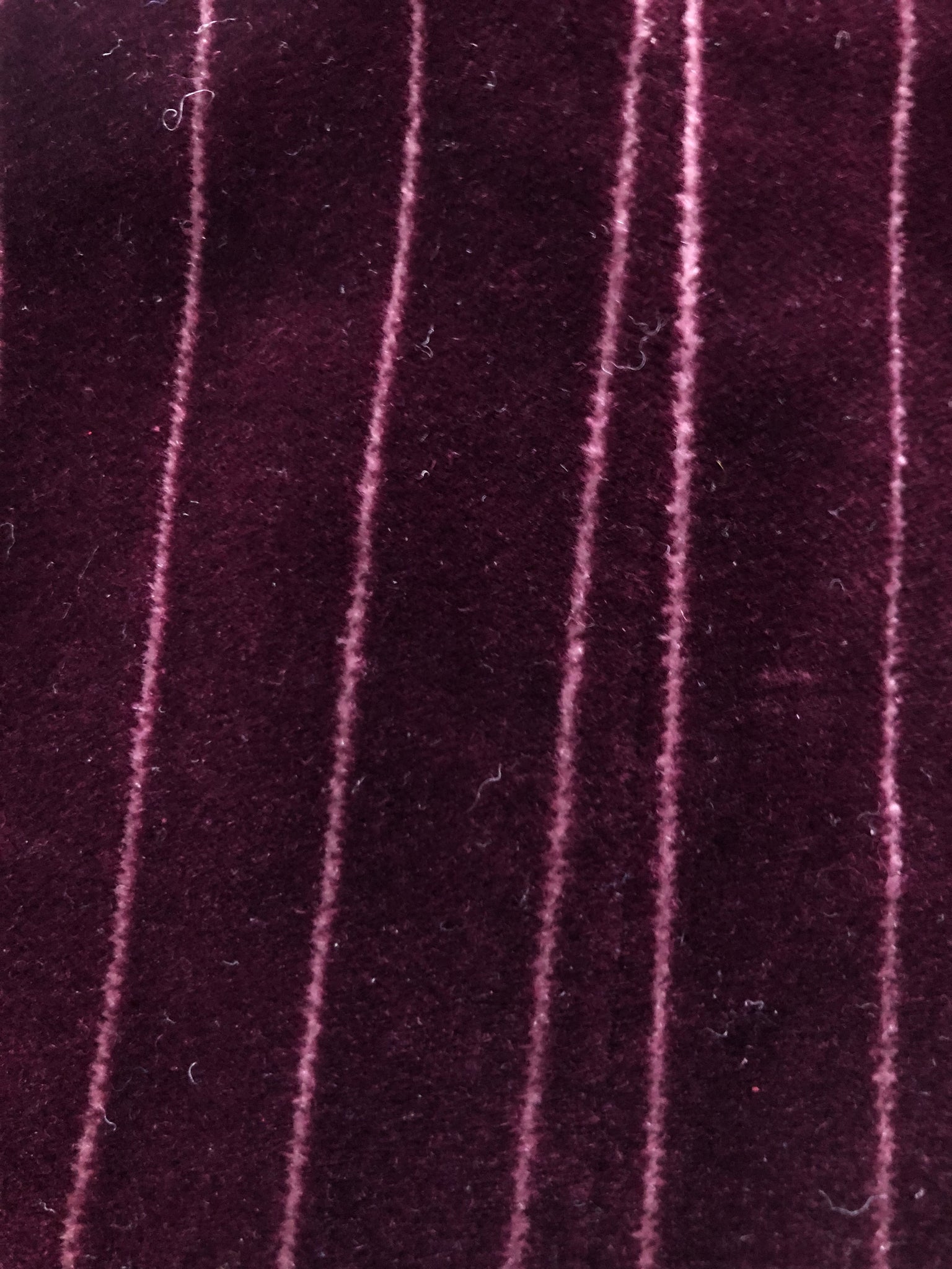 Isabella's Wardrobe Voyage Velvet Pinstriped Flared Trousers.