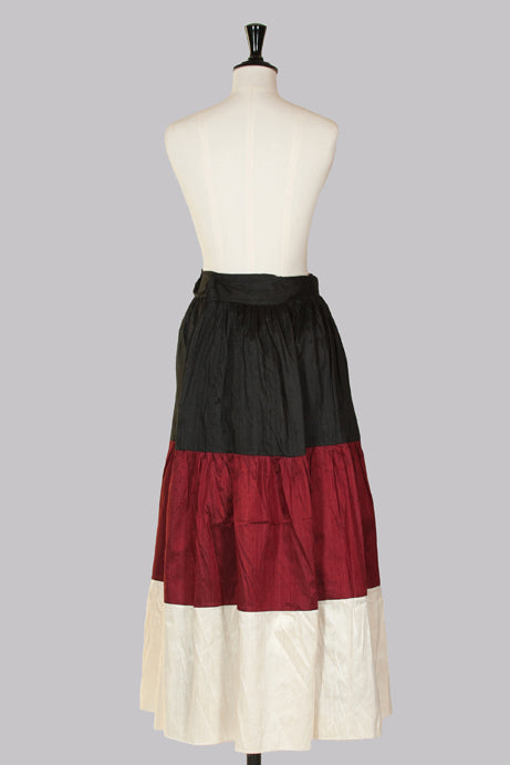 Isabella's Wardrobe Elio Fronterre Long wraparound skirt.