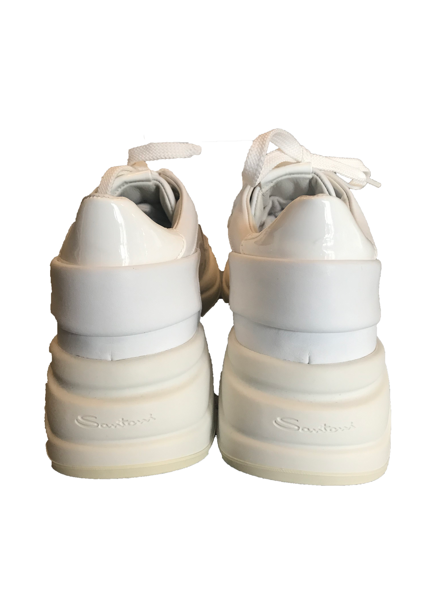 Isabella's Wardrobe Santoni Leather Trainers.
