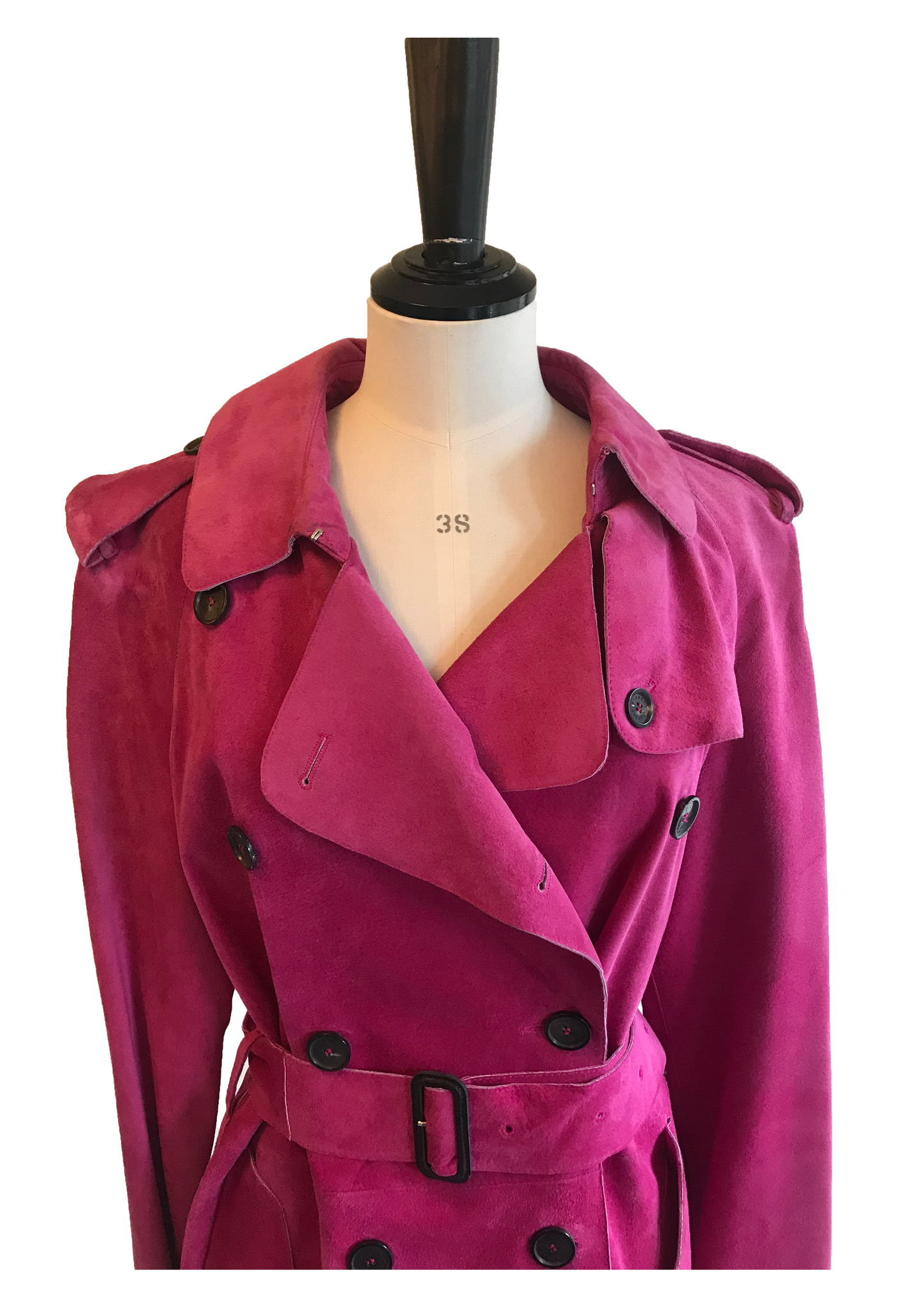 Isabella's Wardrobe Burberry Pigskin Trenchcoat.
