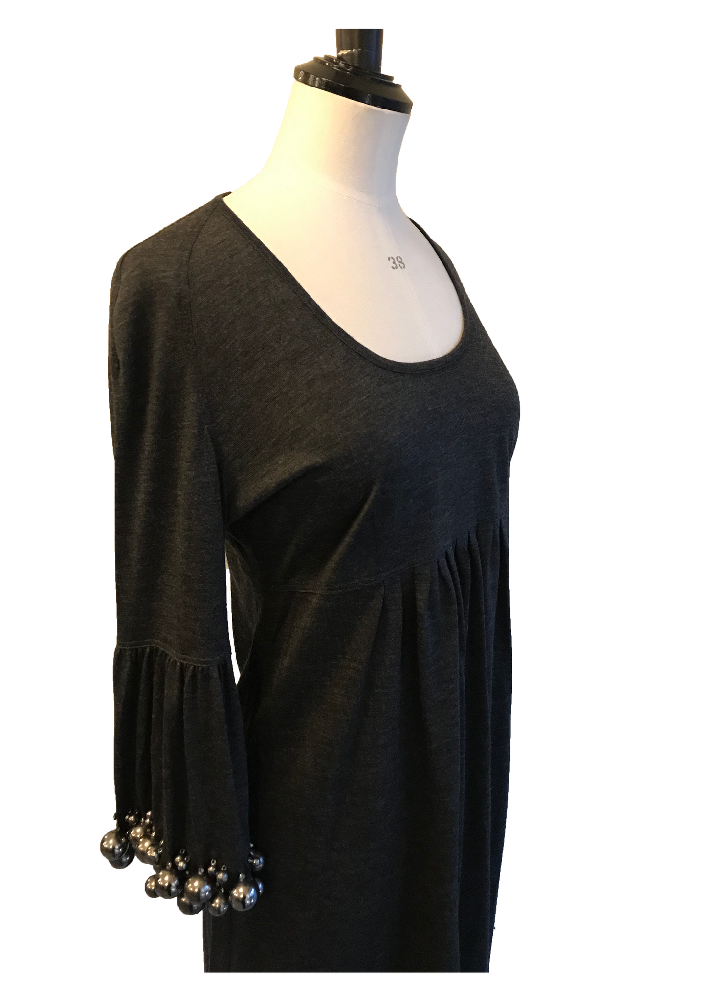 Isabella's Wardrobe Burberry Bauble Cuff Wool Dress.