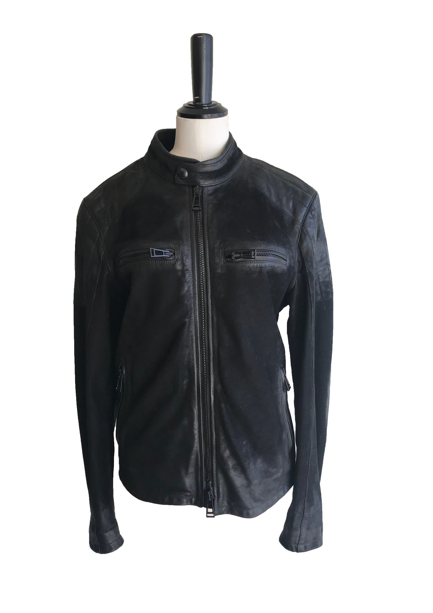 Isabella's Wardrobe Belstaff Gents Distressed Leather Jacket.