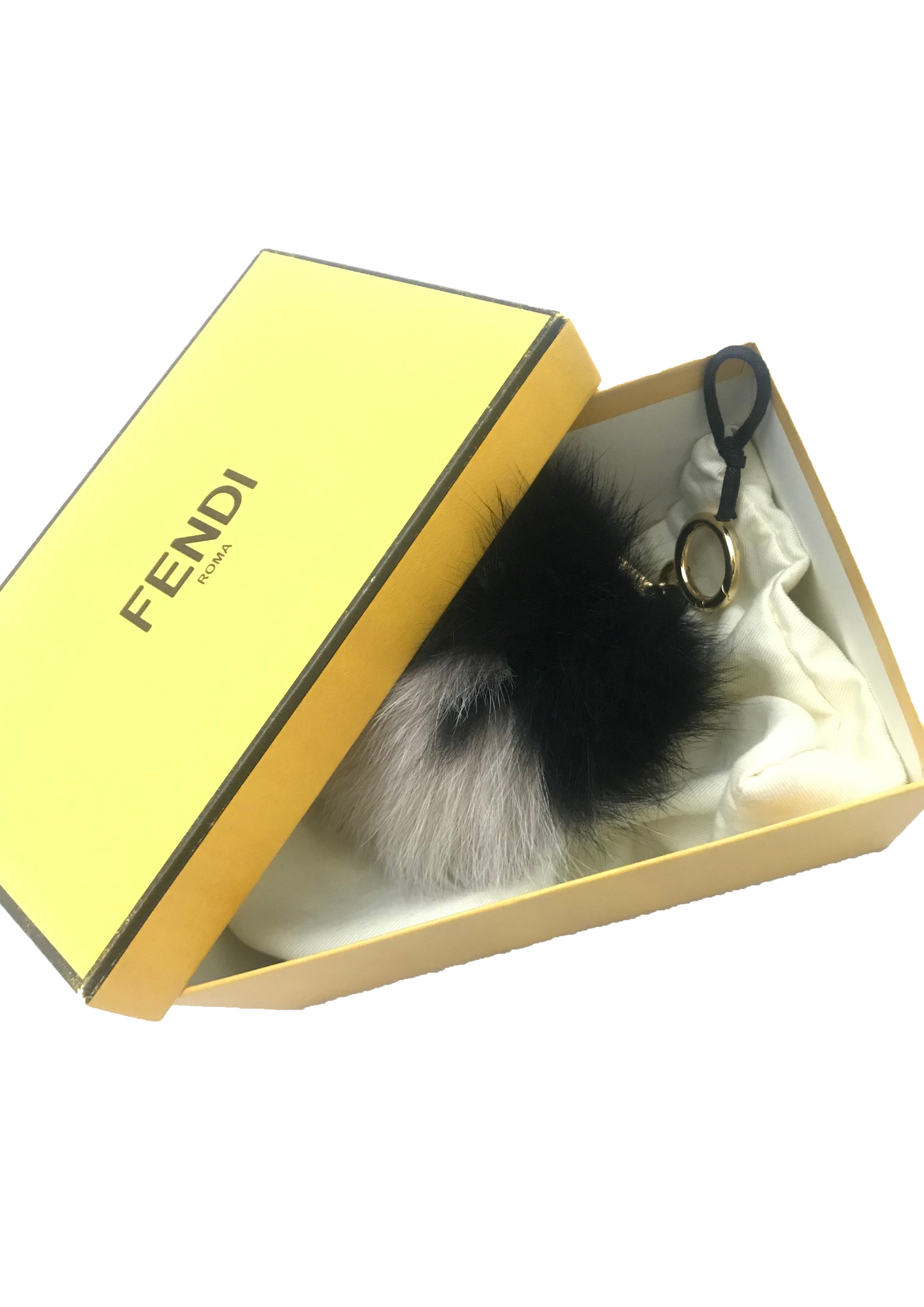 Isabella's Wardrobe Fendi Fluffy Bag Charm.