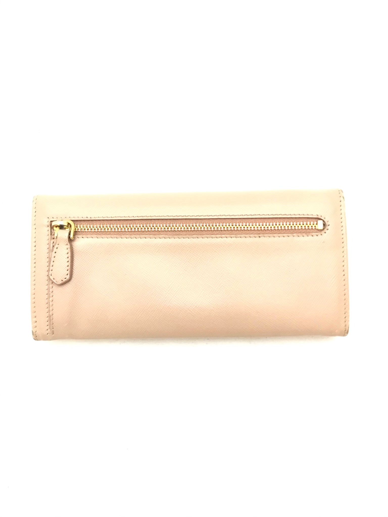 Isabella's Wardrobe Prada Saffiano Leather Continental Wallet.