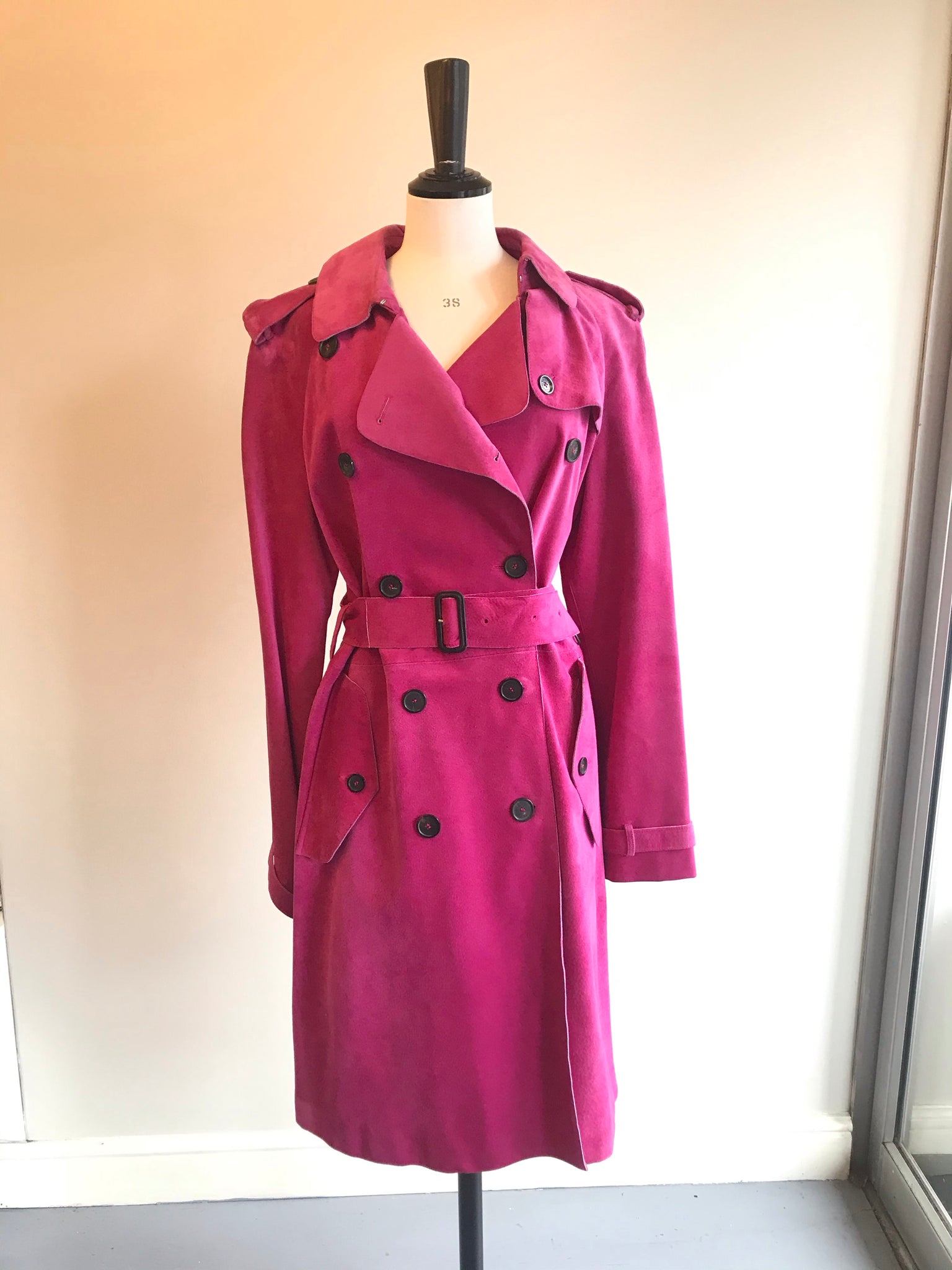 Isabella's Wardrobe Burberry Pigskin Trenchcoat.