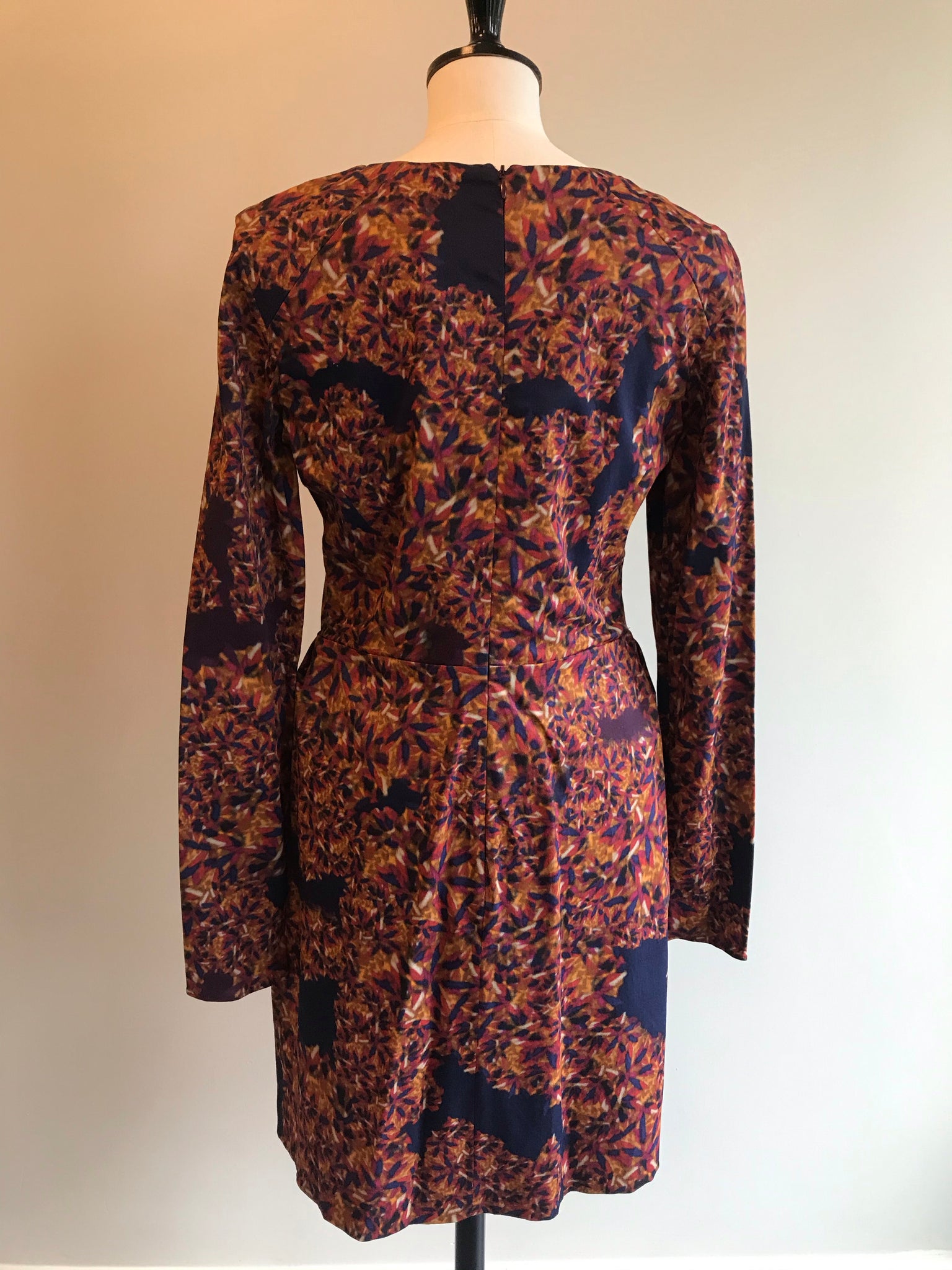 Isabella's Wardrobe Erdem Danube Leaf Orazio Long Sleeve Dress.