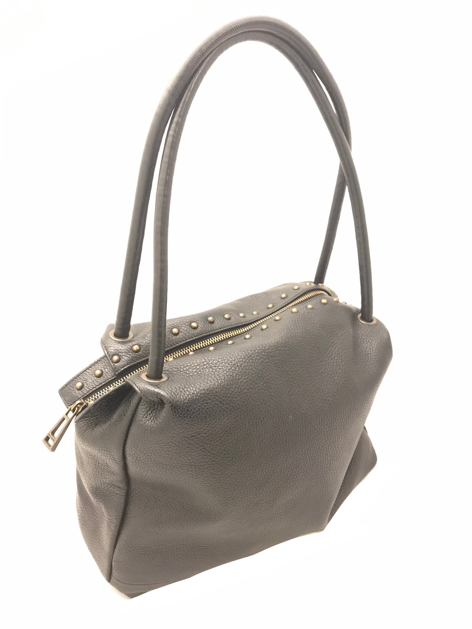 Isabella's Wardrobe Belstaff Studded Shoulder Bag.