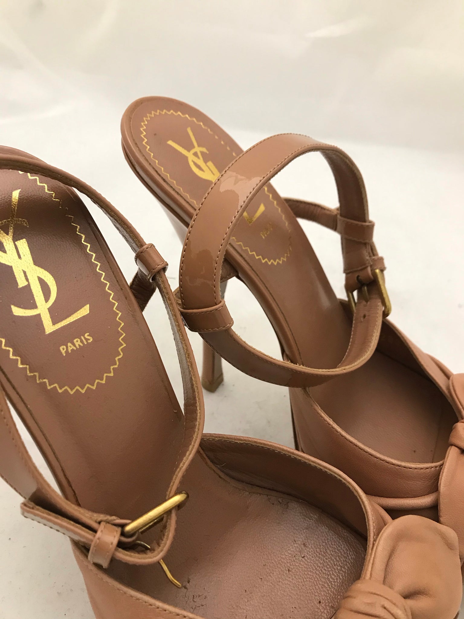 Isabella's Wardrobe Yves Saint Laurent Poppy Platform Sandals.