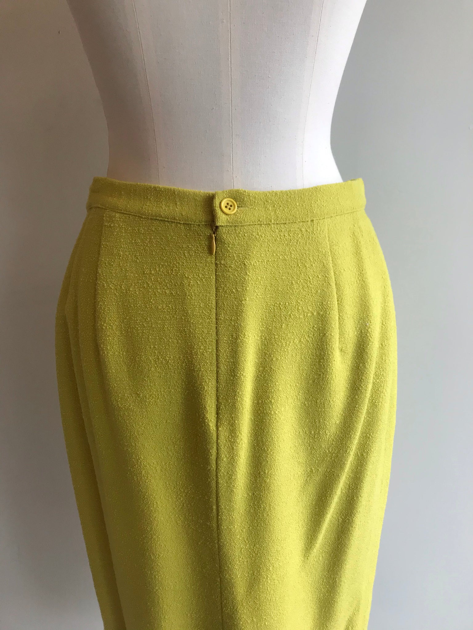 Isabella's Wardrobe Gianni Versace Vintage Wool Skirt Suit.