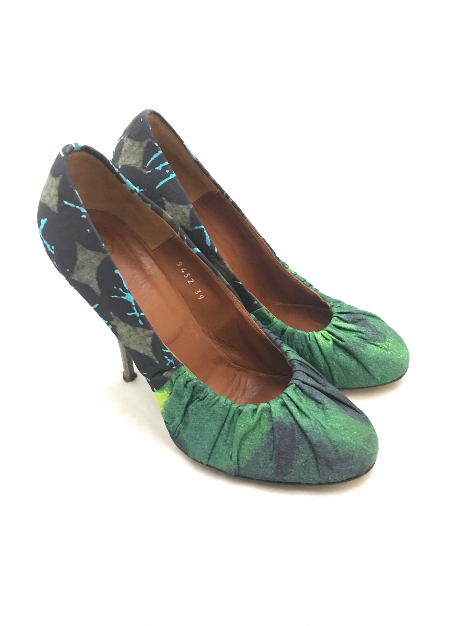 Isabella's Wardrobe Dries van Noten Fabric Heels.