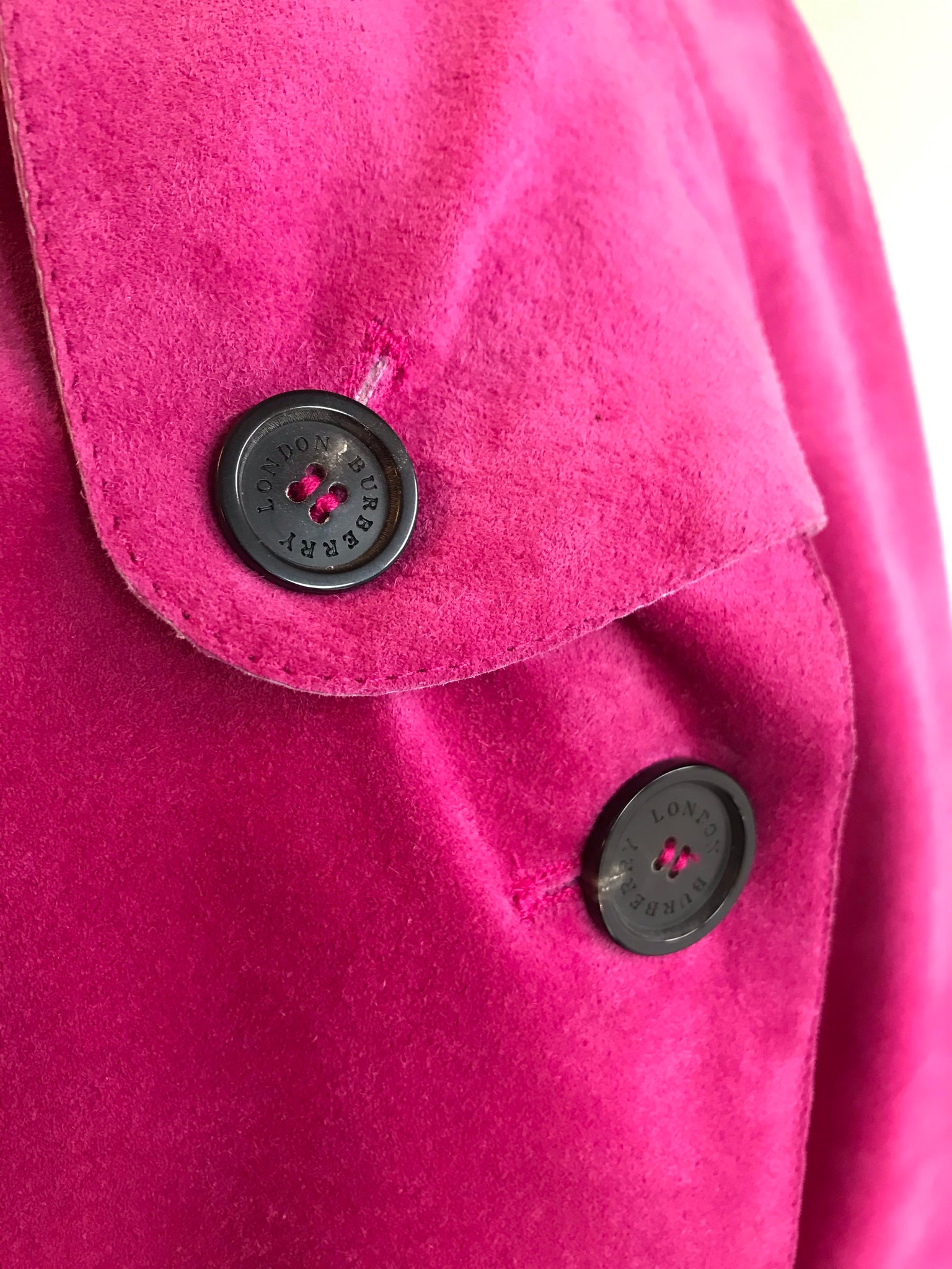 Isabella's Wardrobe Burberry Pigskin Trenchcoat.