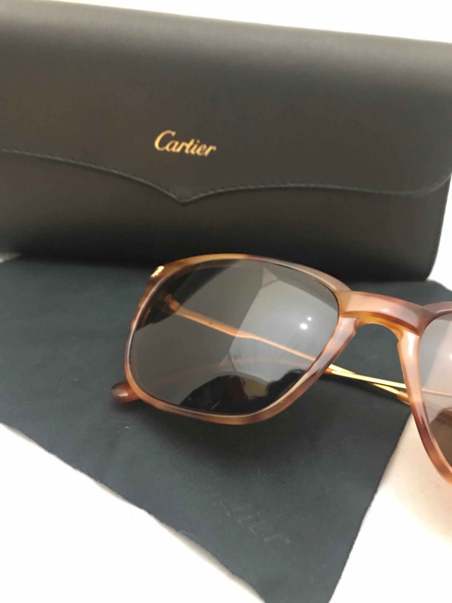 Isabella's Wardrobe Cartier 18k Gold Plated Sunglasses.