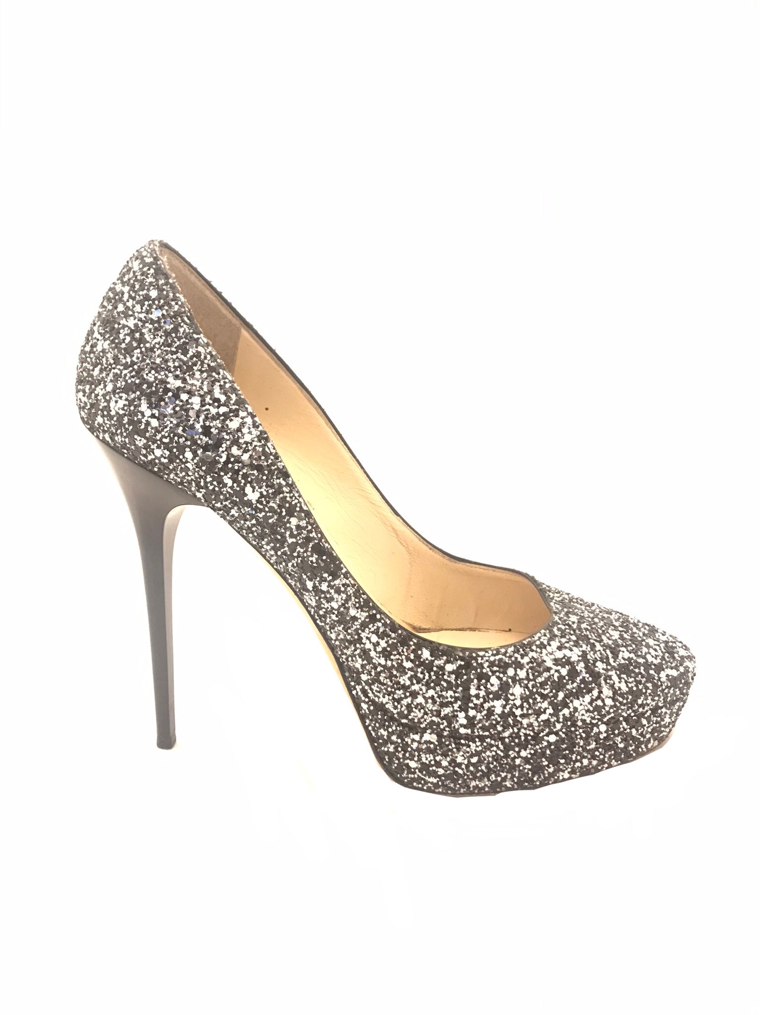 Glitter Platform Heels