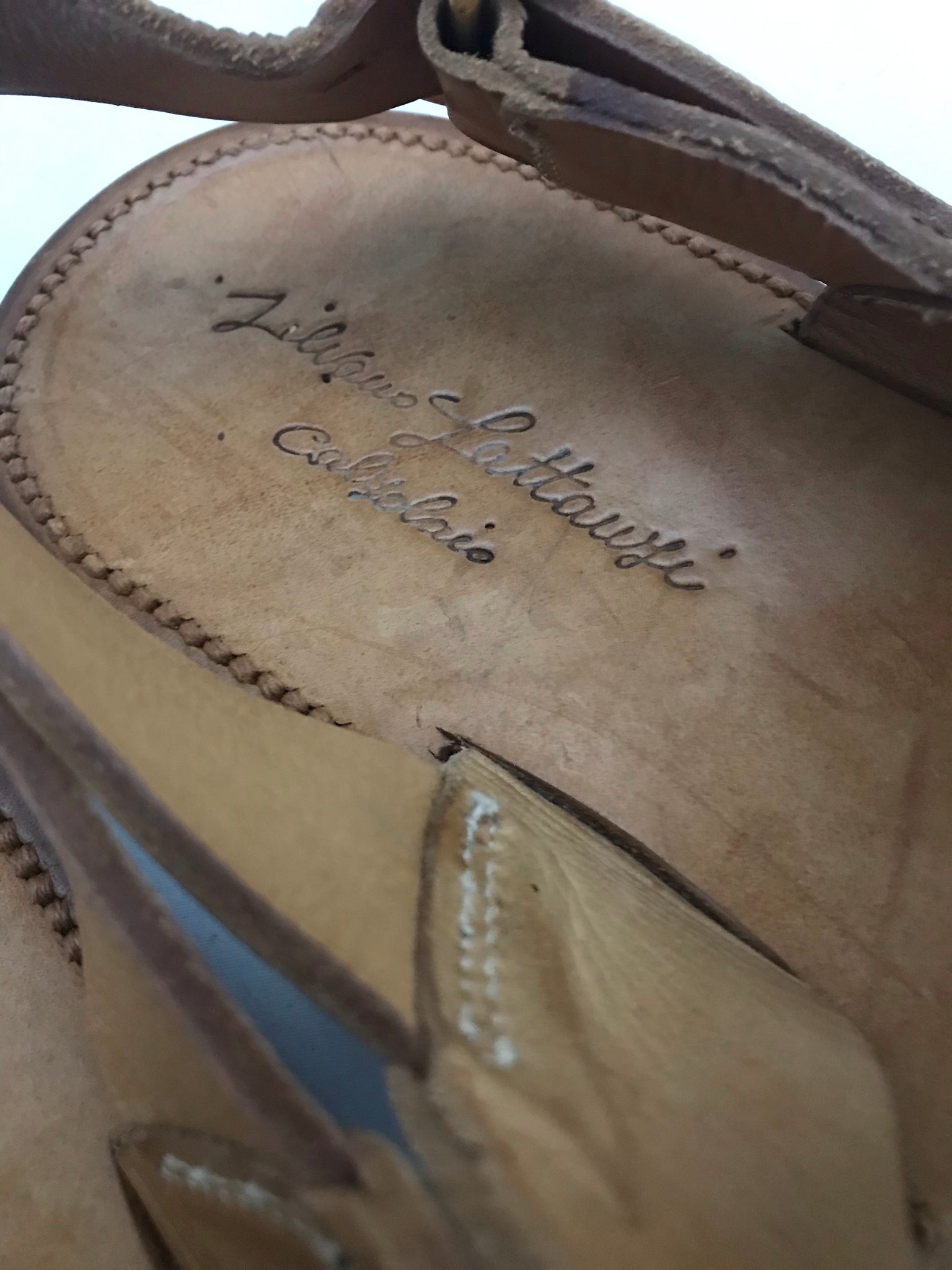 Isabella's Wardrobe Silvano Lattanza Gents Leather Sandals.