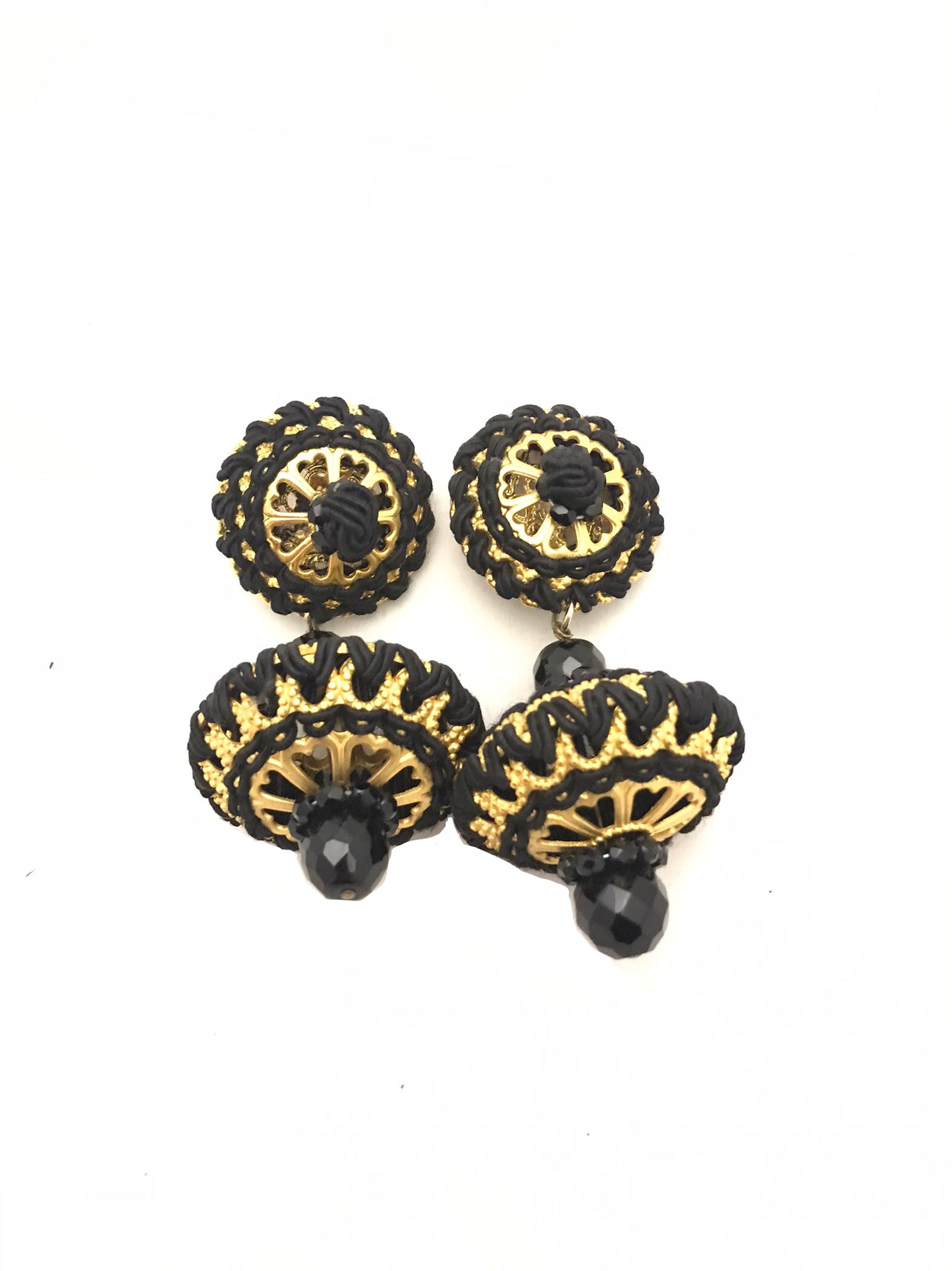 Isabella's Wardrobe Moschino Vintage Bauble Earrings.