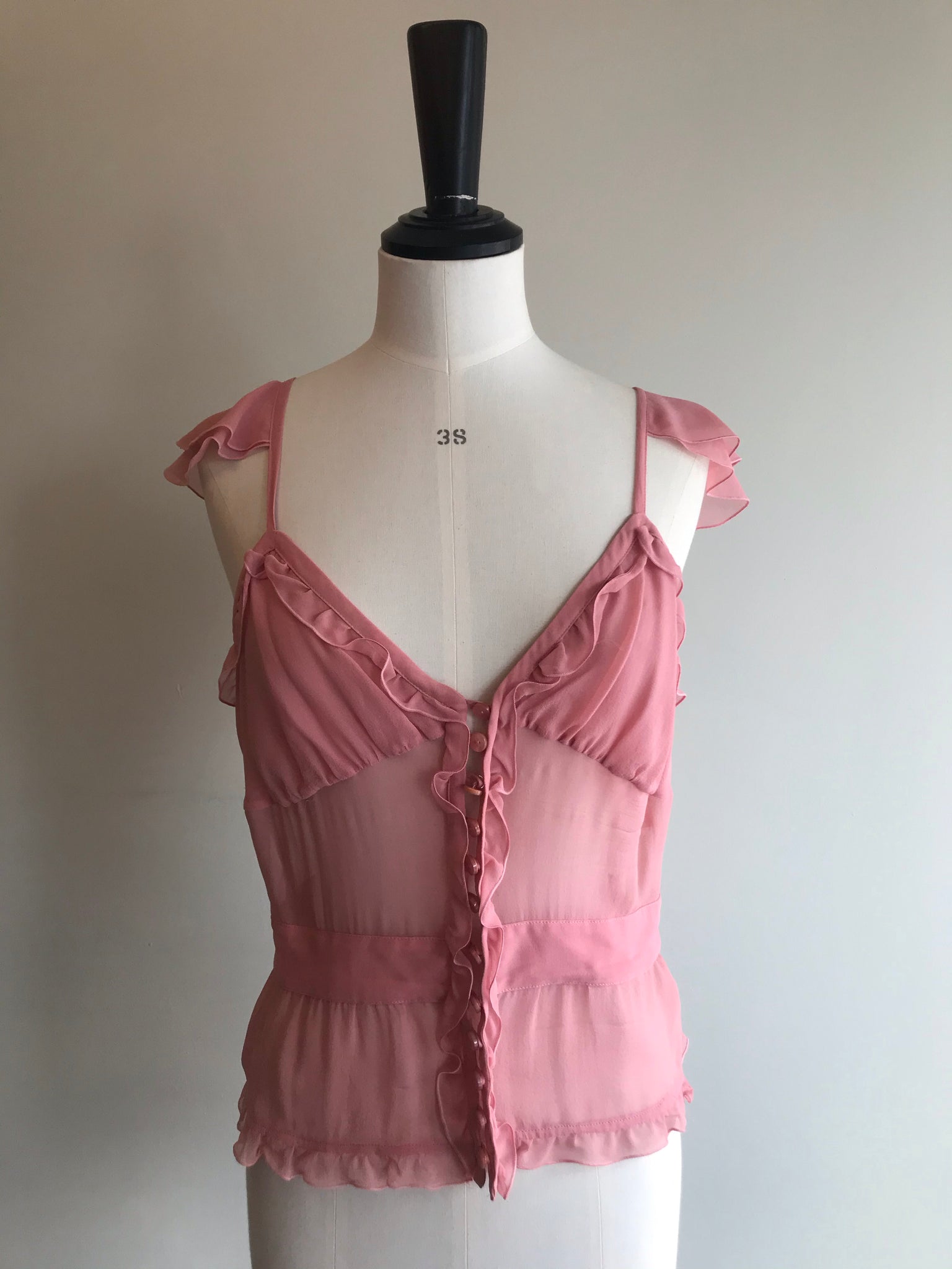Isabella's Wardrobe Valentino Silk Cami Top.