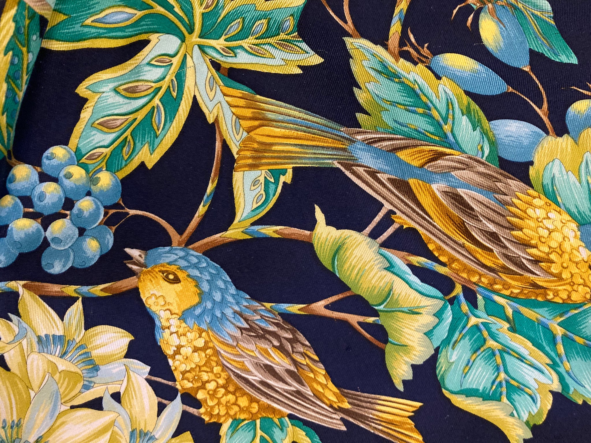 Silk Floral Scarf