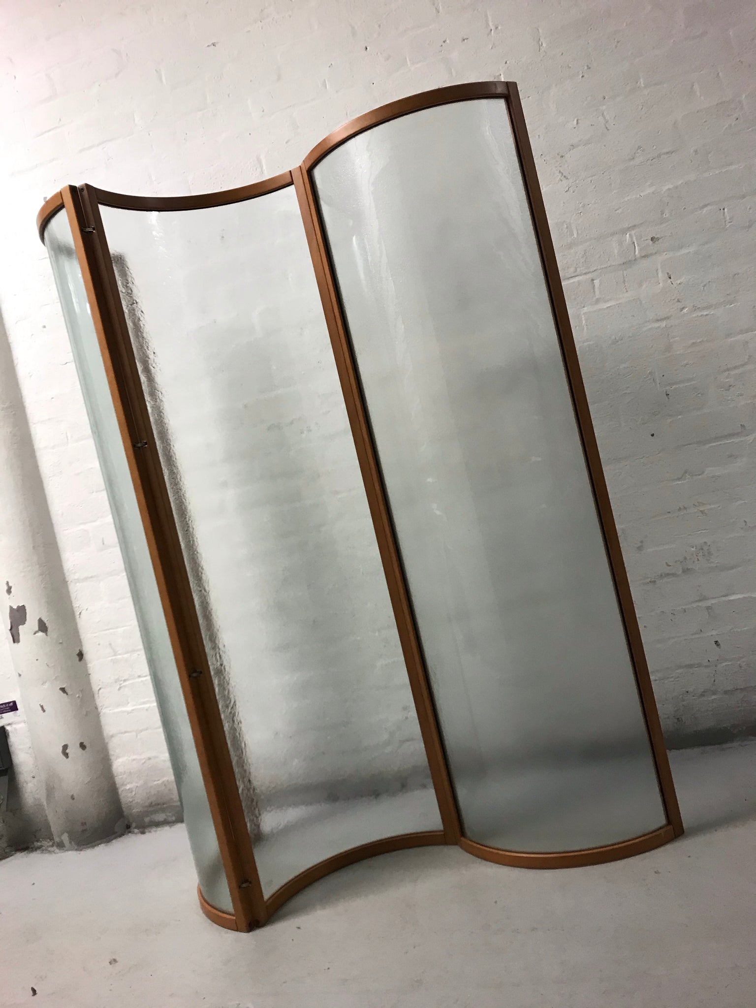 Isabella's Wardrobe Vittorio Livi for Fiam Glass Voyeur Screen by Vittorio Livi for Fiam.