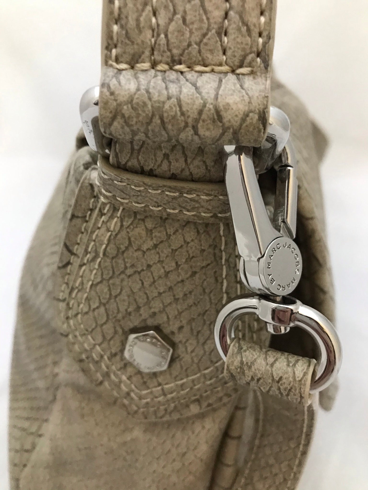 Isabella's Wardrobe Marc by Marc Jacobs Mock Snakeskin Satchel Bag.