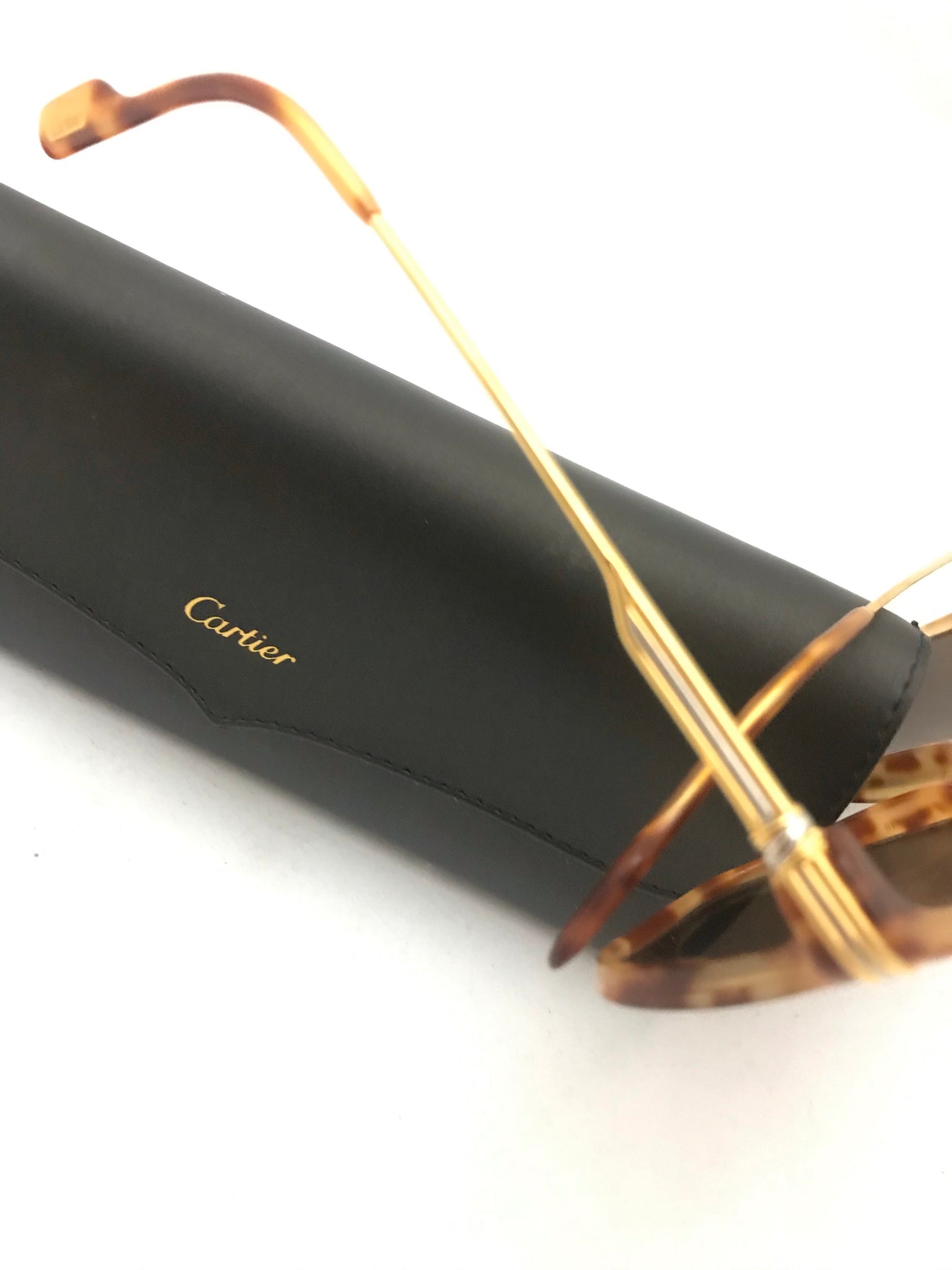 Isabella's Wardrobe Cartier 18k Gold Plated Sunglasses.