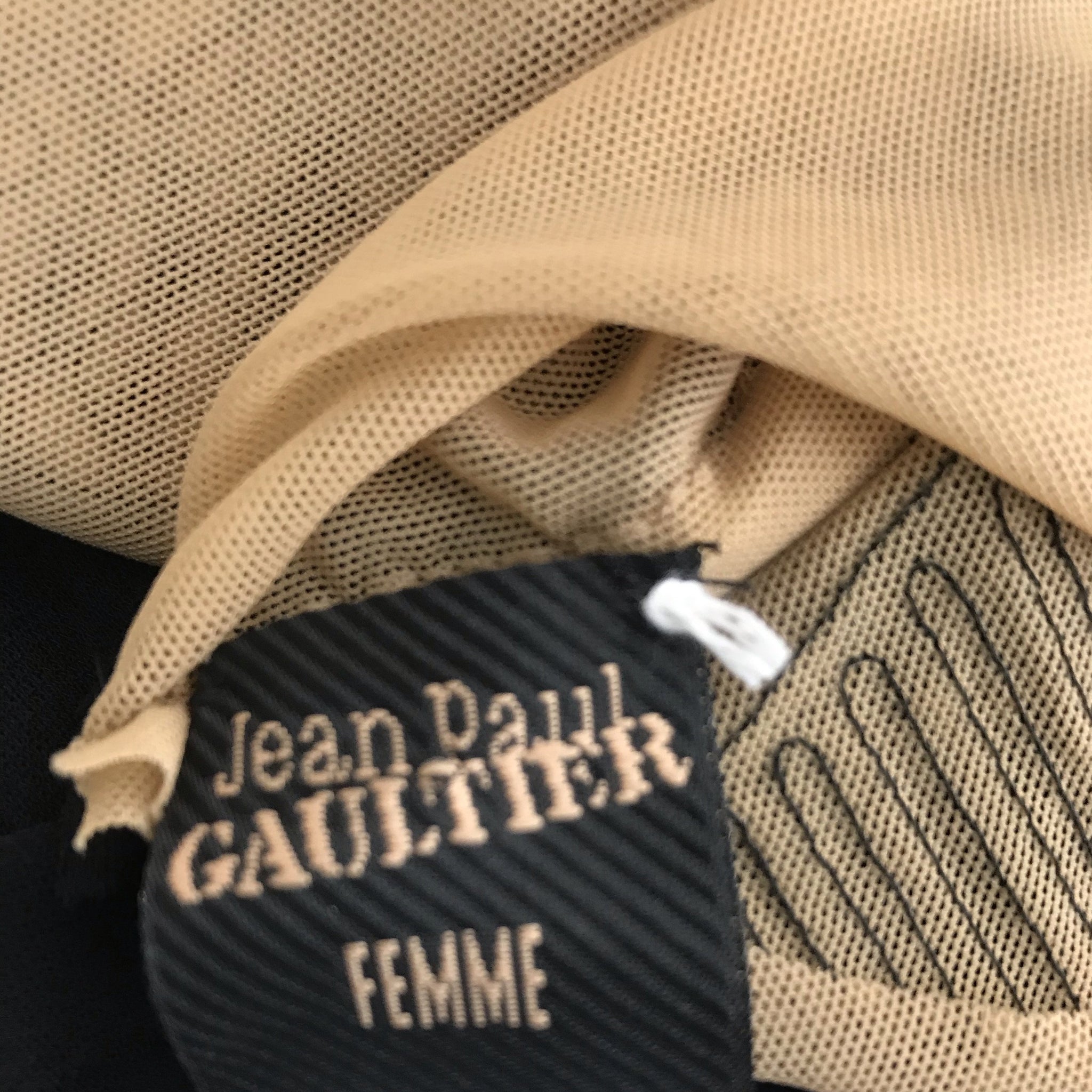 Isabella's Wardrobe Jean Paul Gaultier Embroidered Scarf.