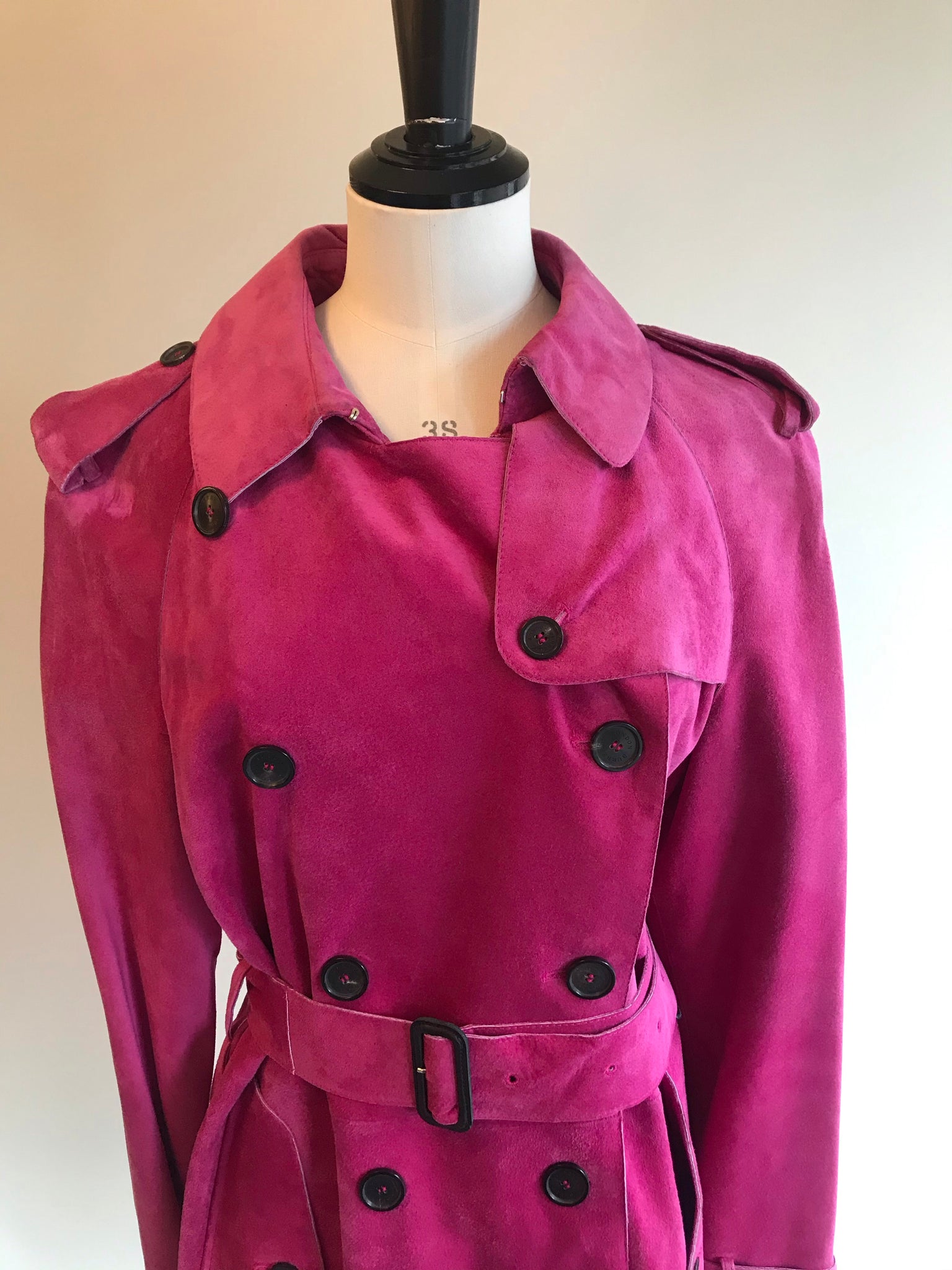 Isabella's Wardrobe Burberry Pigskin Trenchcoat.
