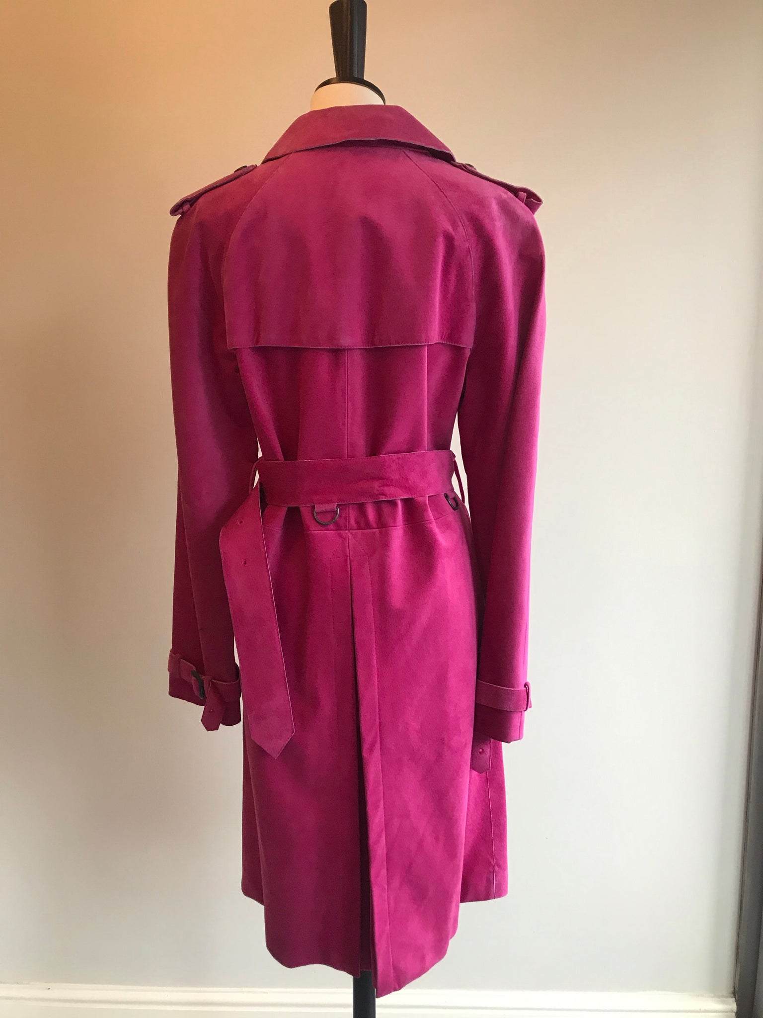 Isabella's Wardrobe Burberry Pigskin Trenchcoat.