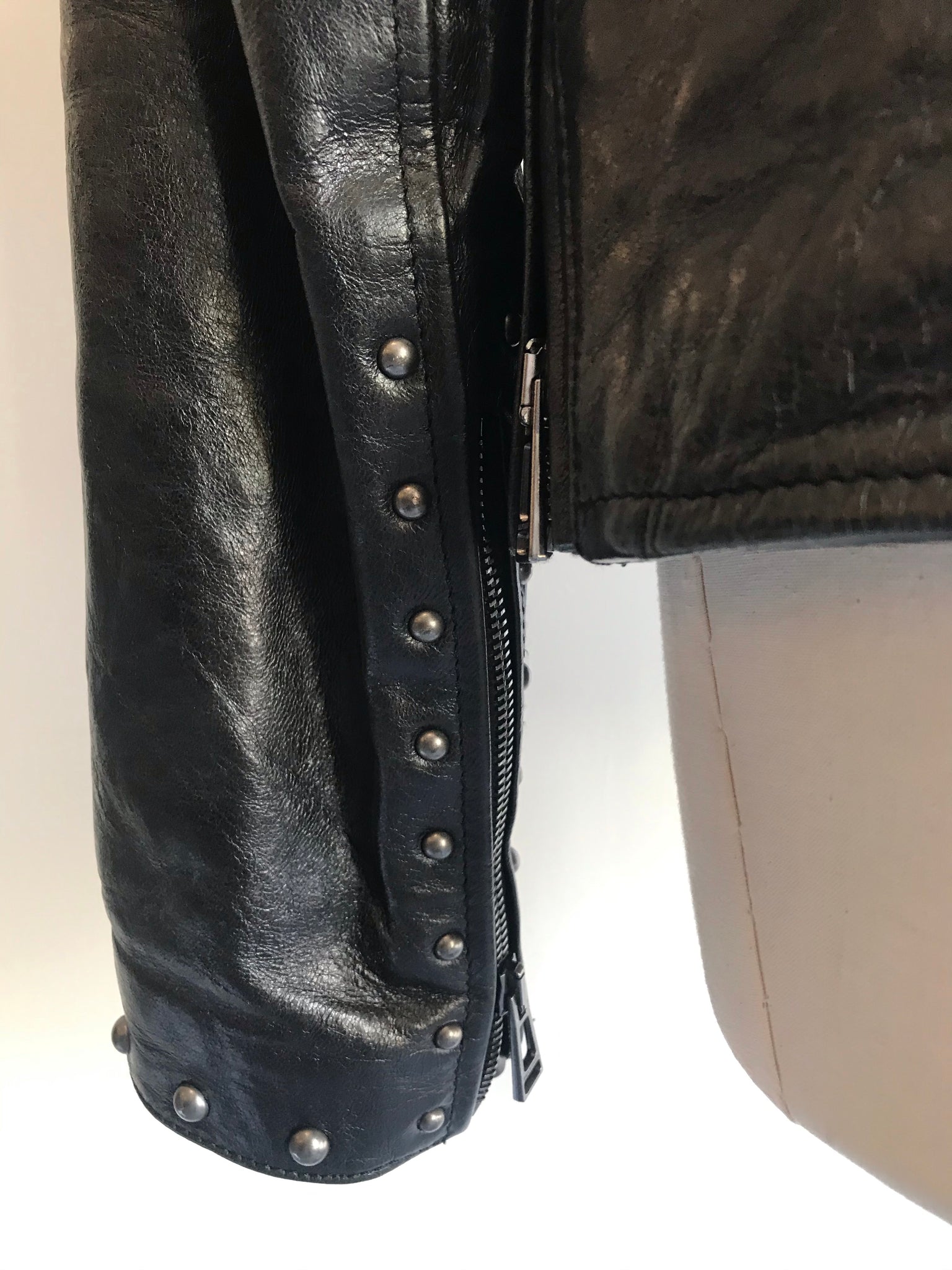 Isabella's Wardrobe Belstaff Gents Studded Leather Jacket.