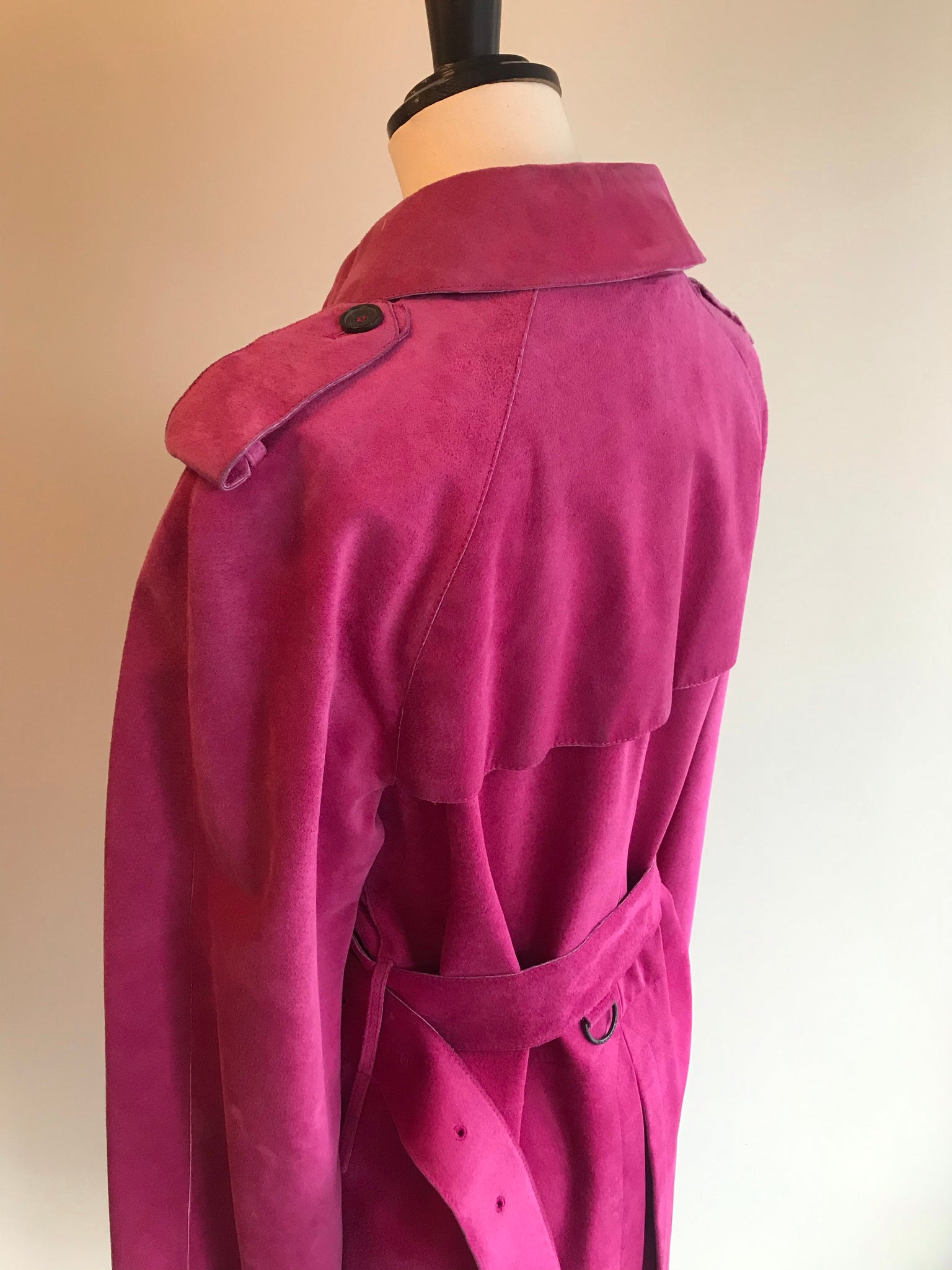 Isabella's Wardrobe Burberry Pigskin Trenchcoat.