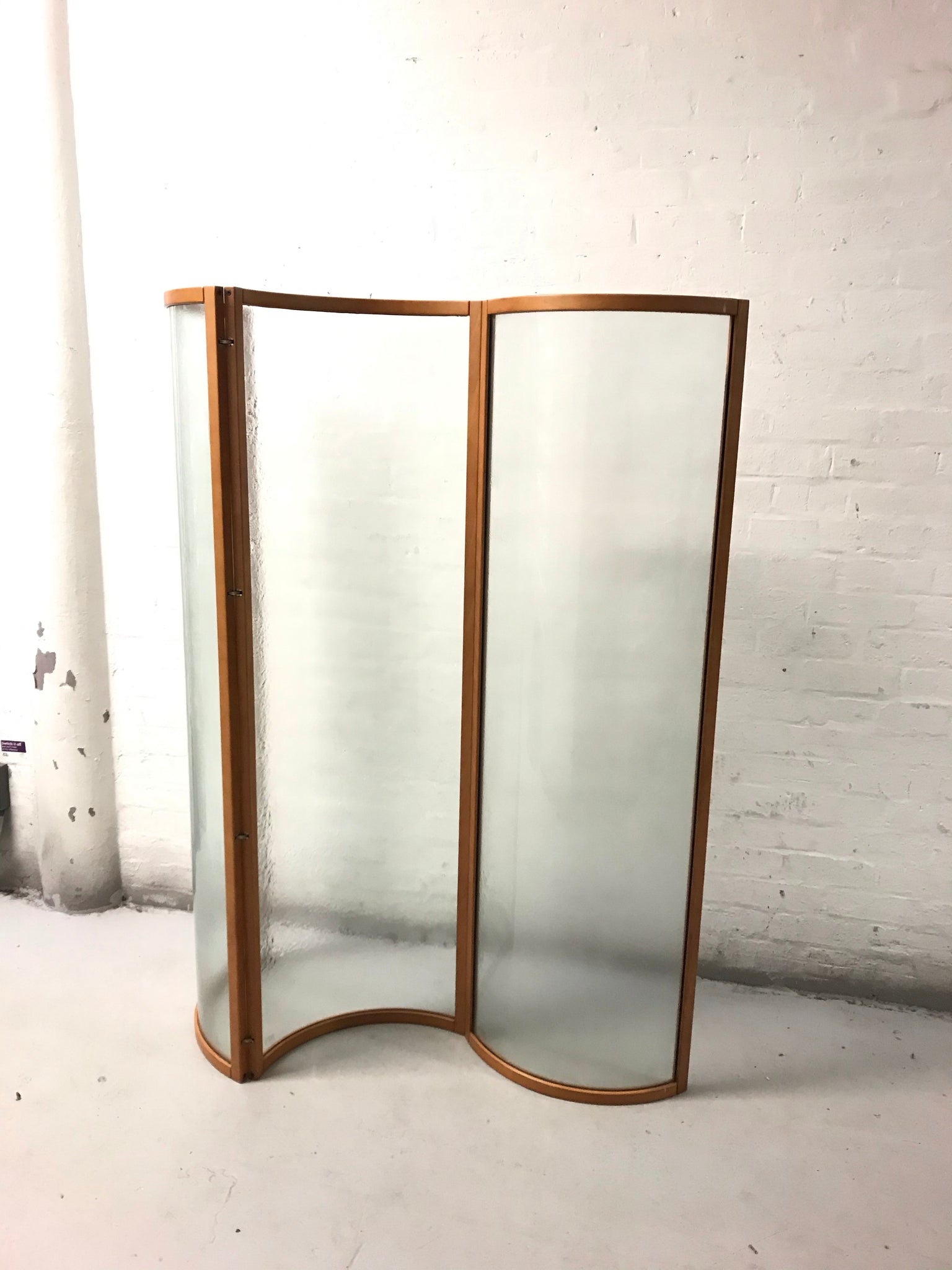 Isabella's Wardrobe Vittorio Livi for Fiam Glass Voyeur Screen by Vittorio Livi for Fiam.