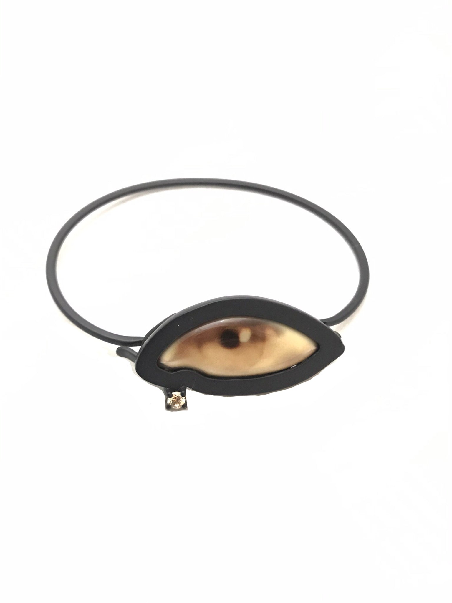 Isabella's Wardrobe Bottega Veneta Eye Bangle.