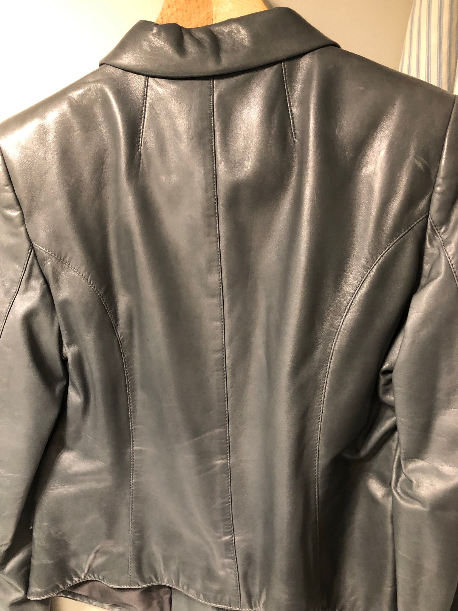 Isabella's Wardrobe Burberry Lambskin Jacket.