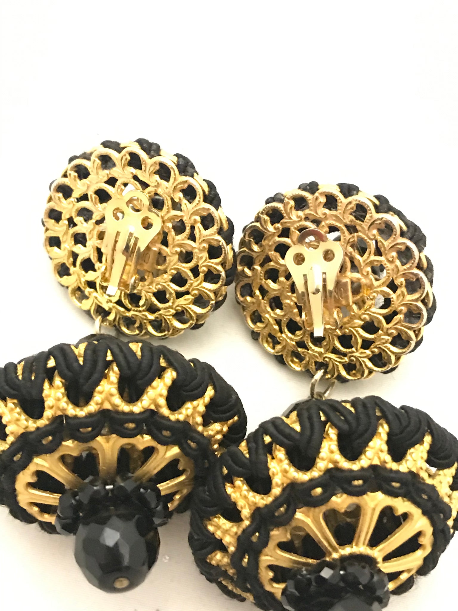 Isabella's Wardrobe Moschino Vintage Bauble Earrings.