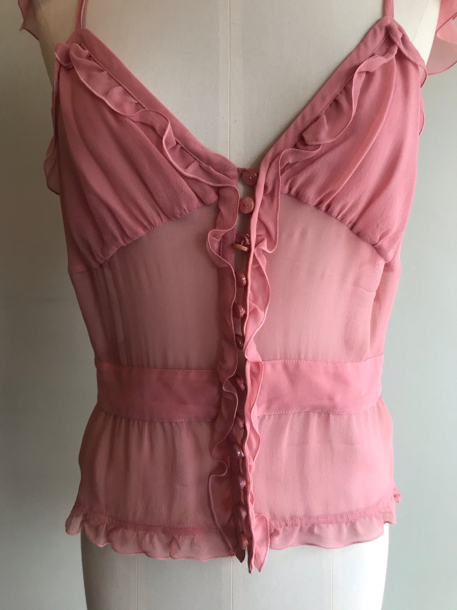 Isabella's Wardrobe Valentino Silk Cami Top.