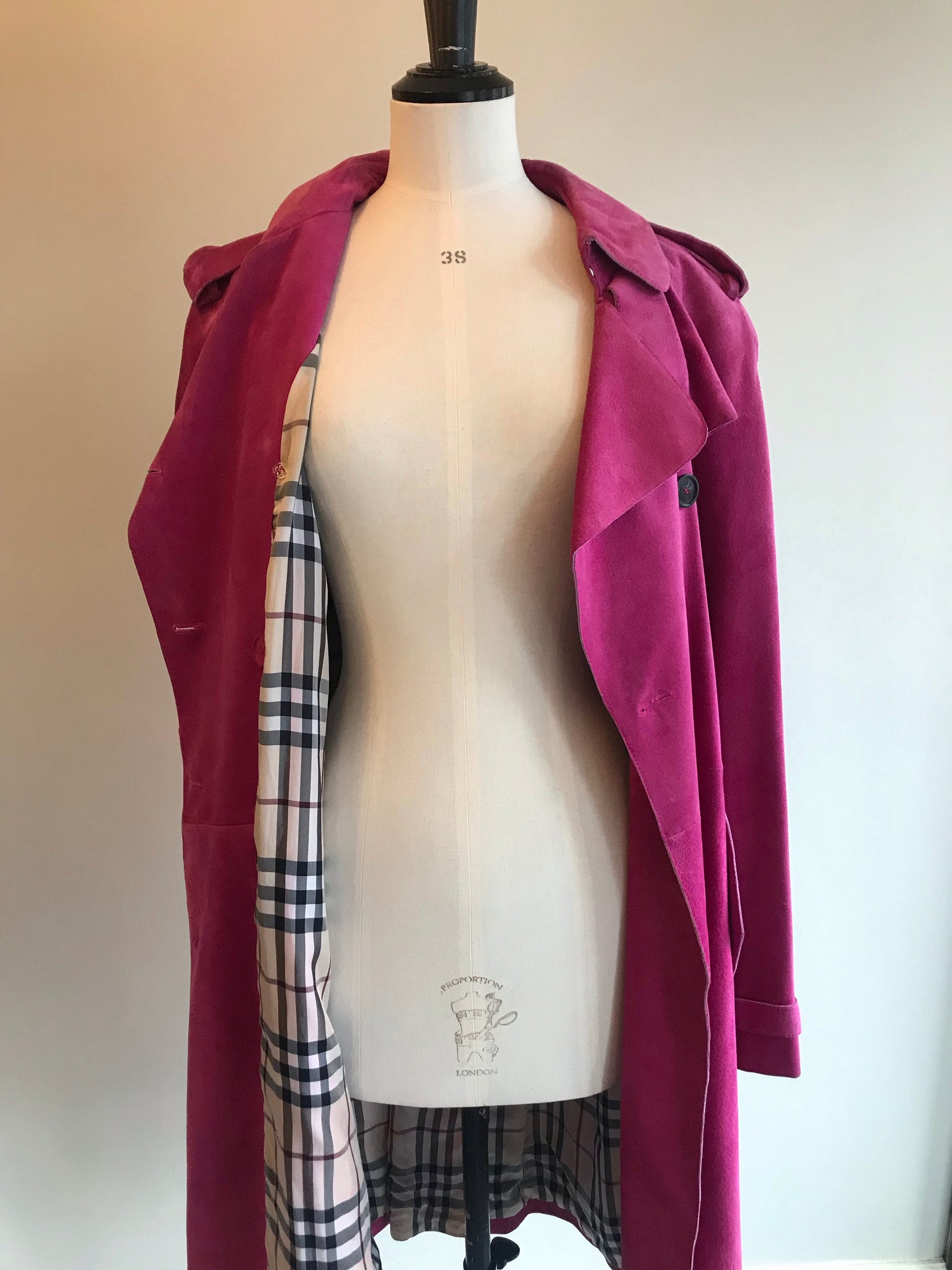 Isabella's Wardrobe Burberry Pigskin Trenchcoat.