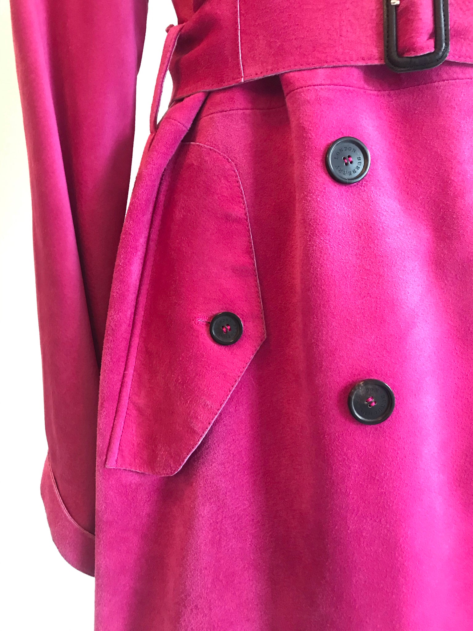 Isabella's Wardrobe Burberry Pigskin Trenchcoat.