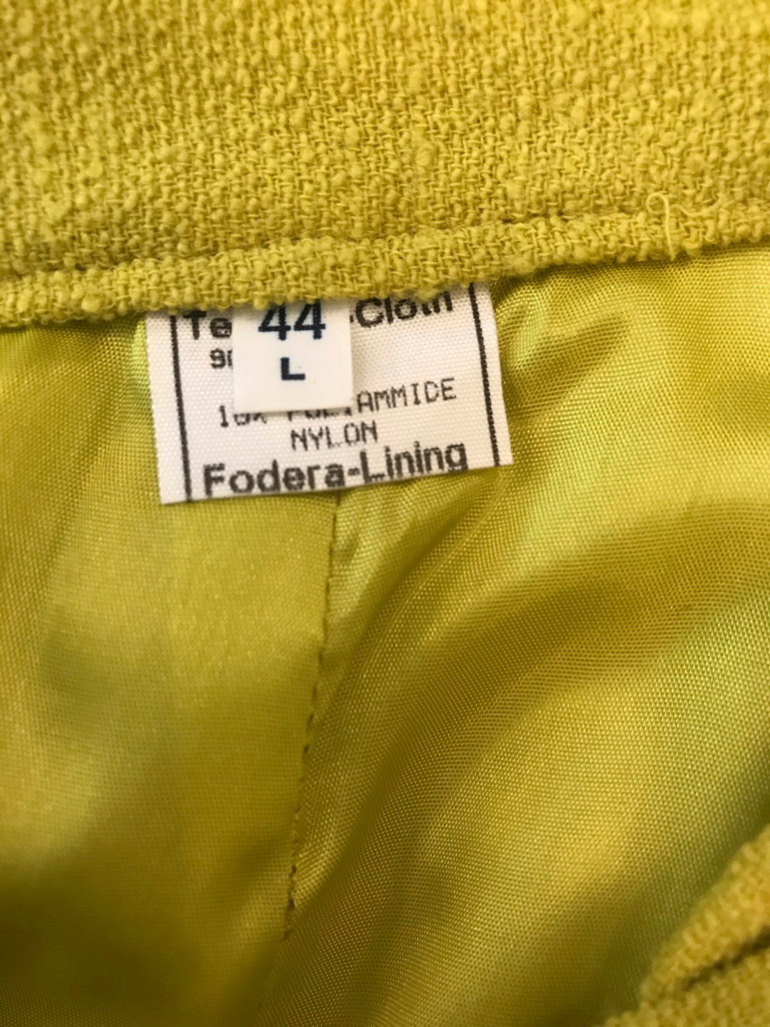 Isabella's Wardrobe Gianni Versace Vintage Wool Skirt Suit.