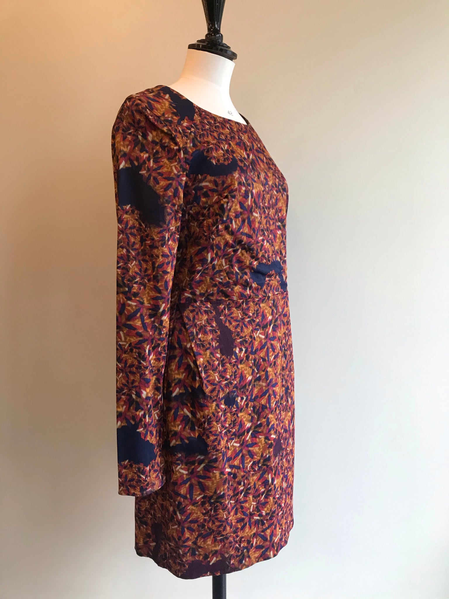 Isabella's Wardrobe Erdem Danube Leaf Orazio Long Sleeve Dress.