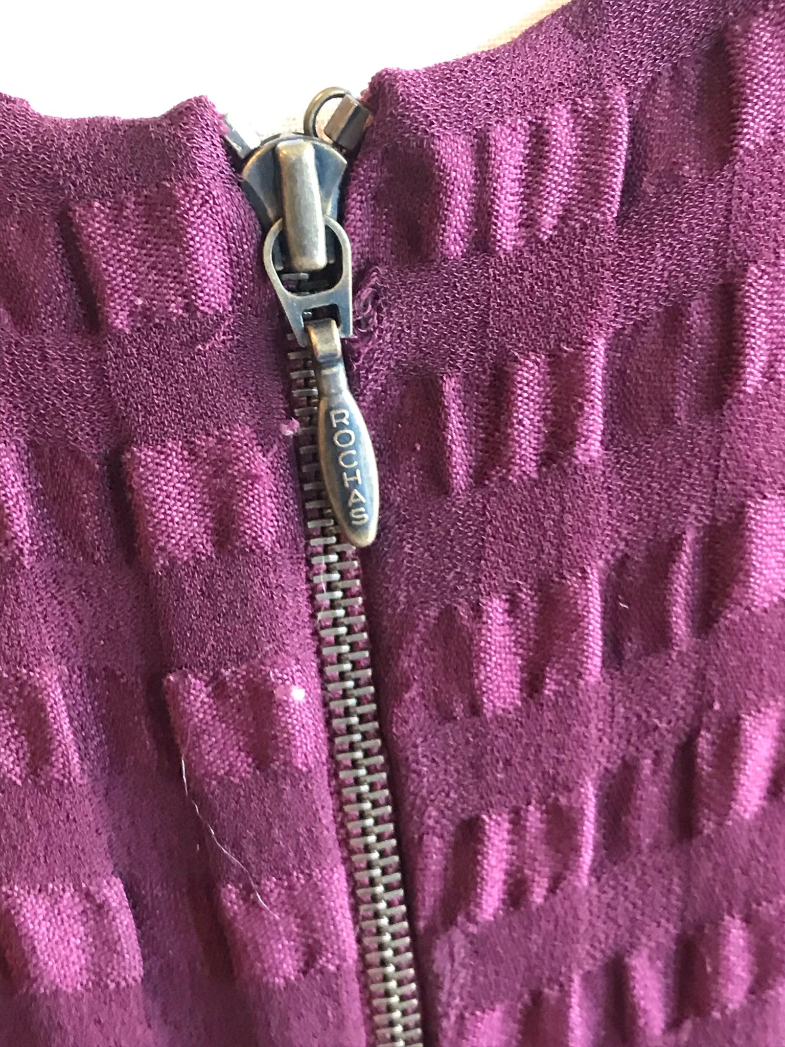 Isabella's Wardrobe Rochas Textured Silk Dress and Jacket.
