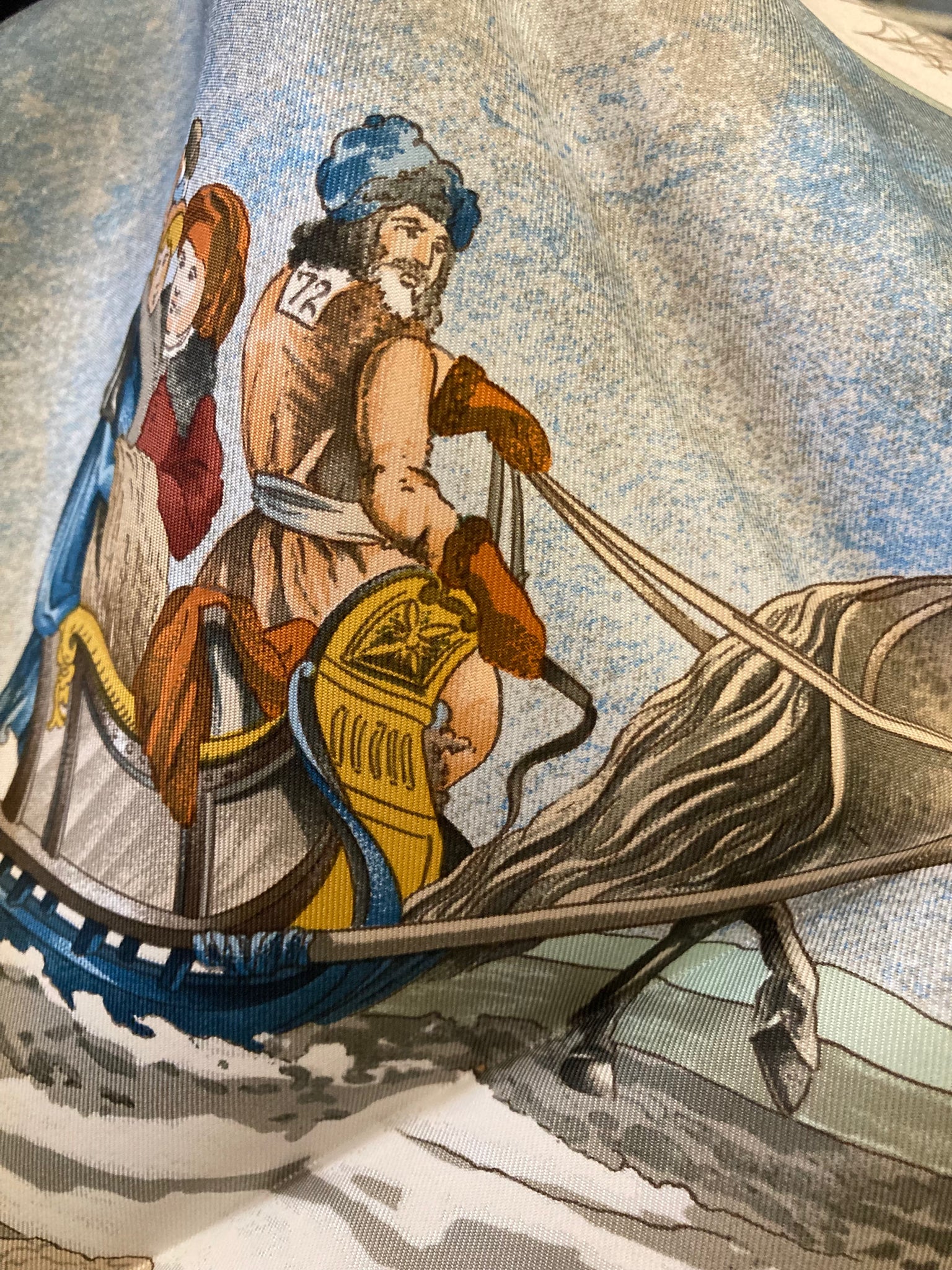 Voyages en Russie Silk Scarf